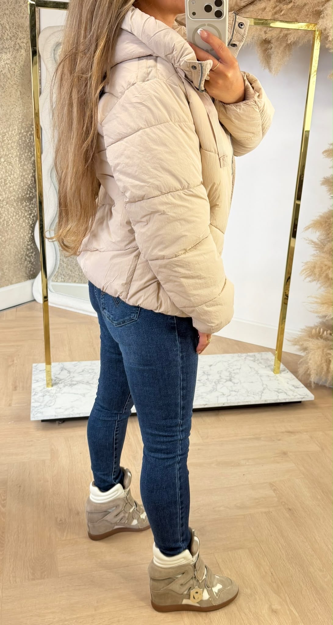 KEY SHORT WINTERJACKET 2002 BEIGE