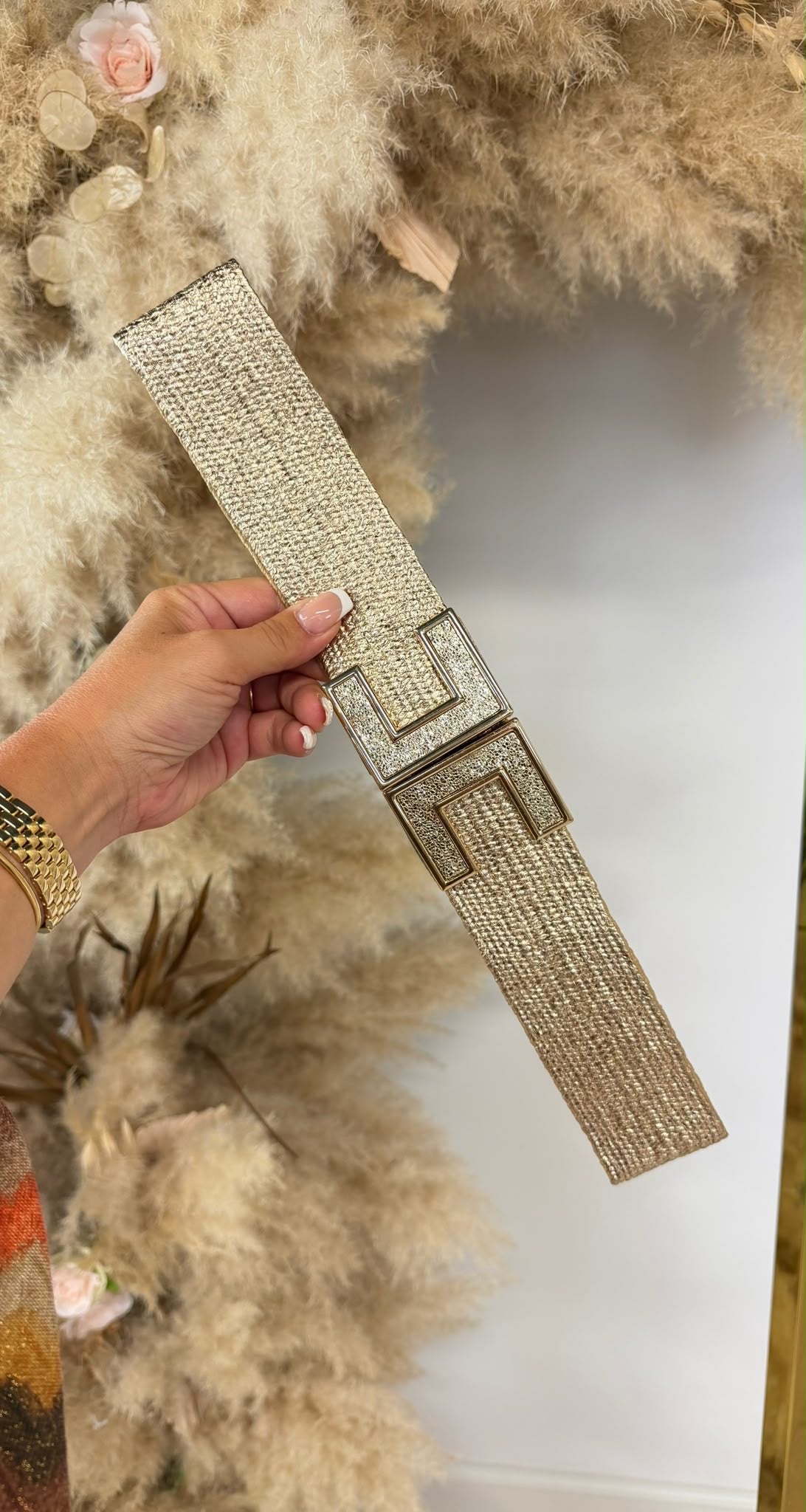 LUXURY BELT 908 GOLD
