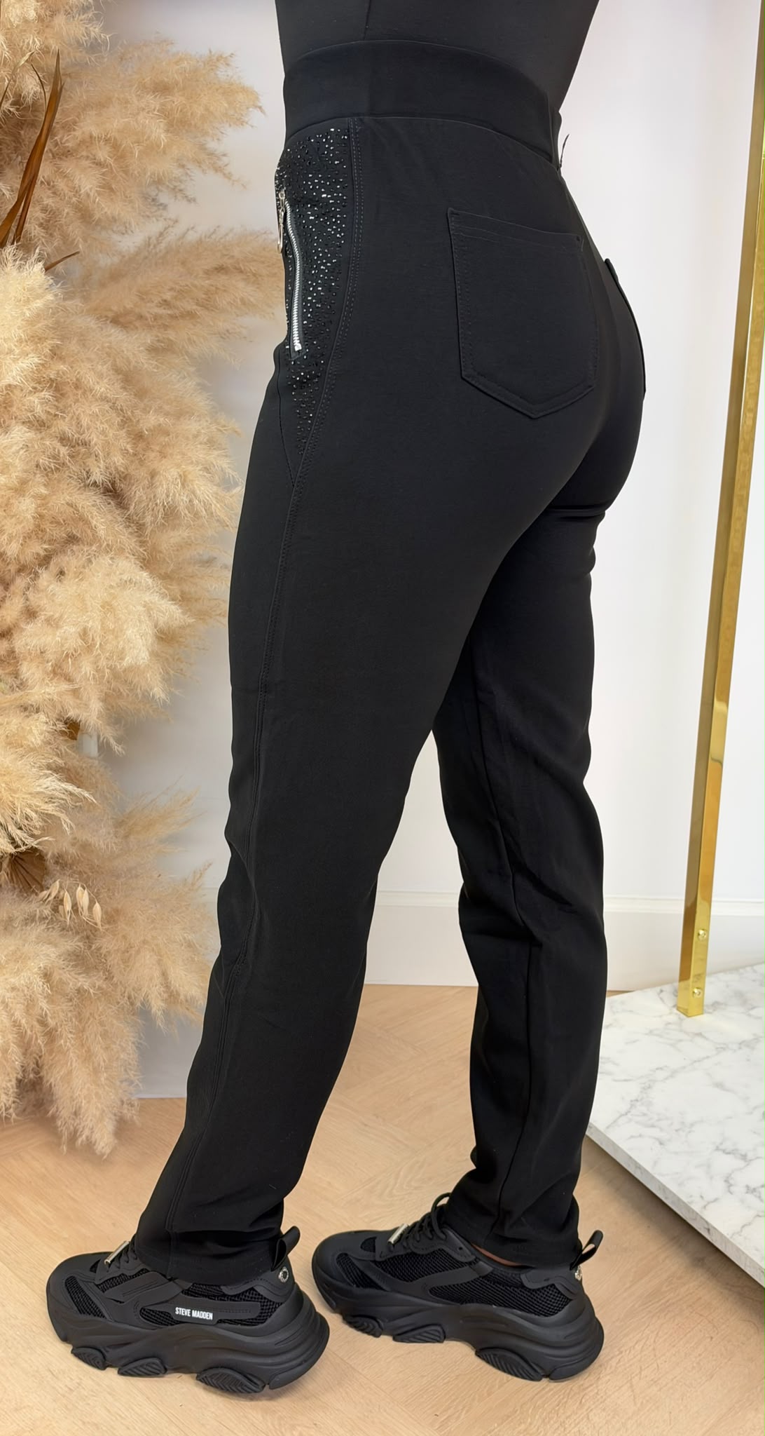 LUNA ZIPPER TREGGING 2211 BLACK