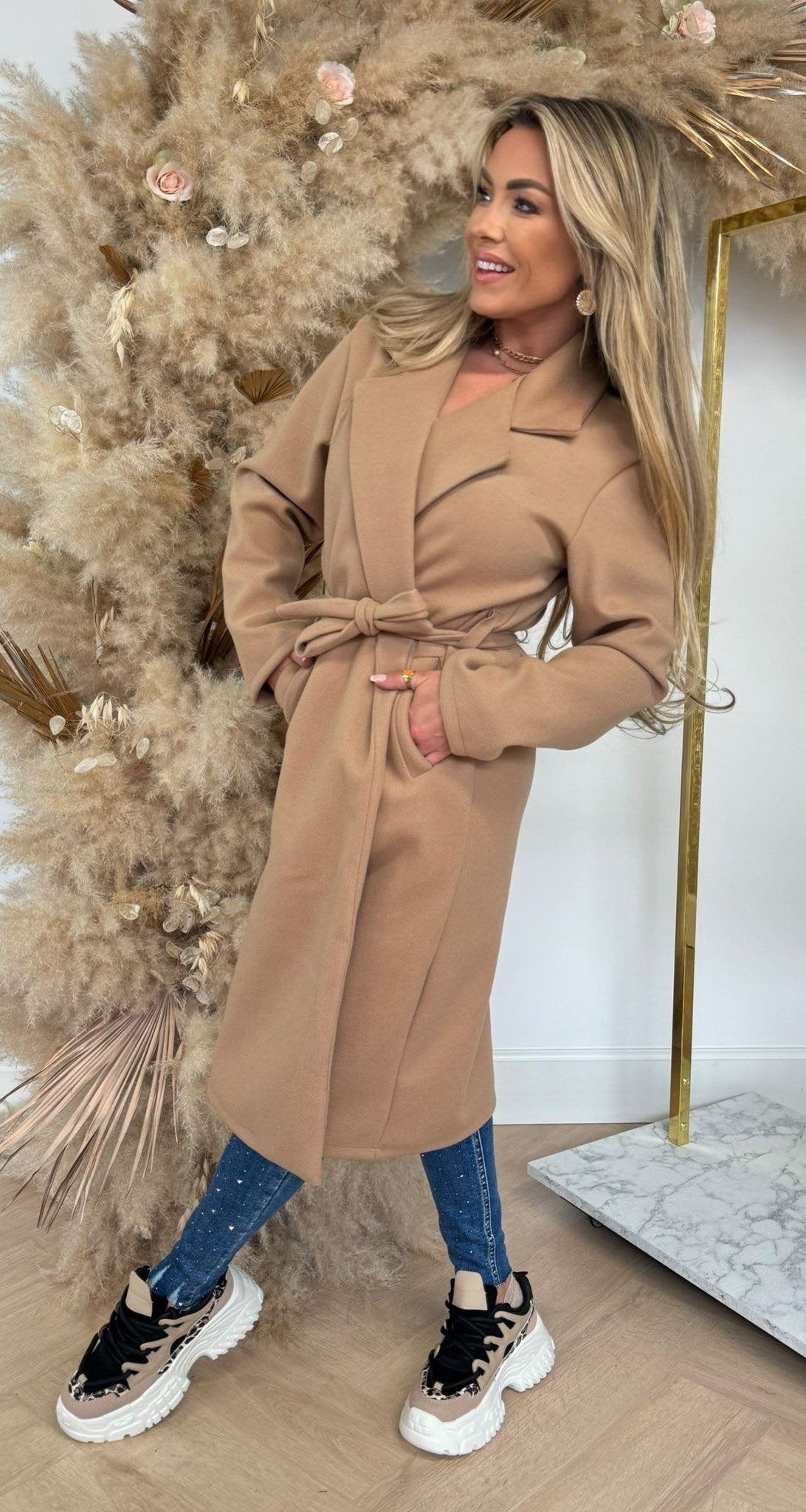 MANTEAU KARDASHIAN CAMEL