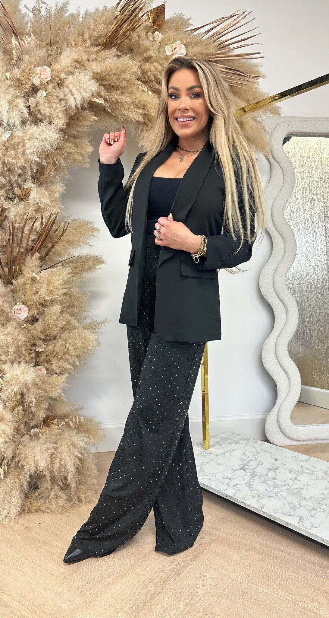 BASIC BLAZER SCHWARZ