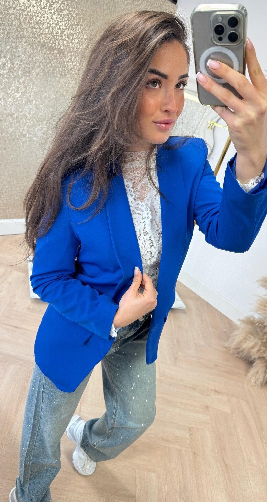 BASIC BLAZER KOBALT