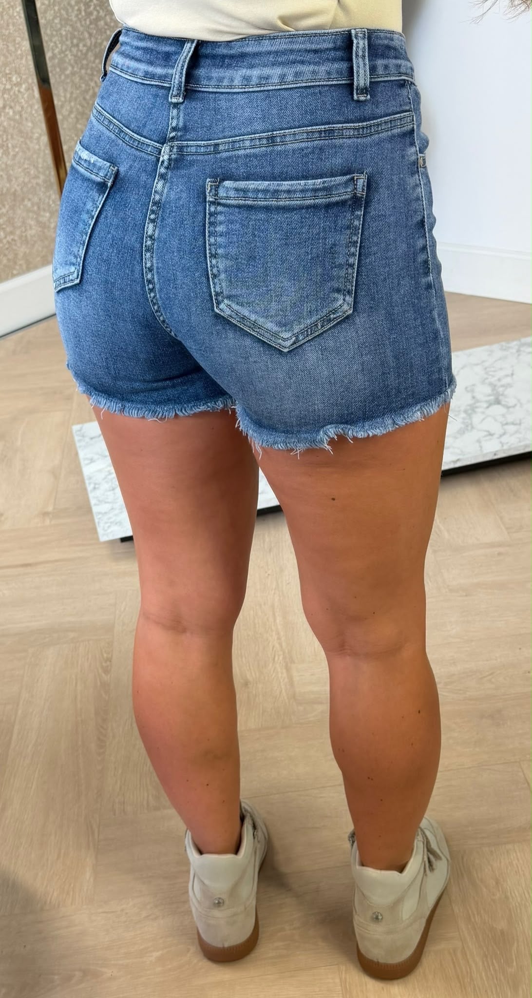 BASIC DENIM SHORT 500 DENIMBLUE