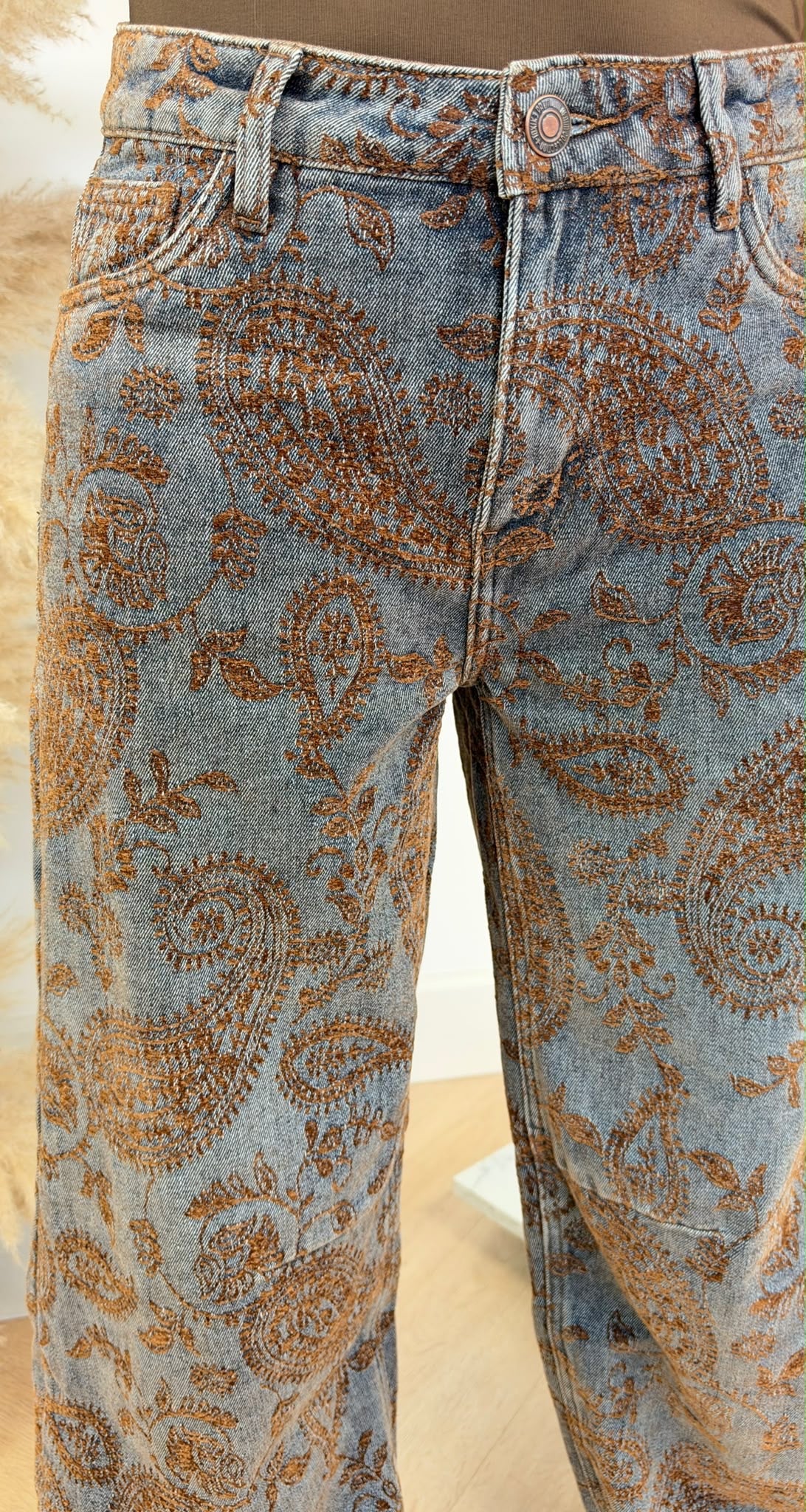 PAISLEY JEANS 2921 BLUE/BROWN