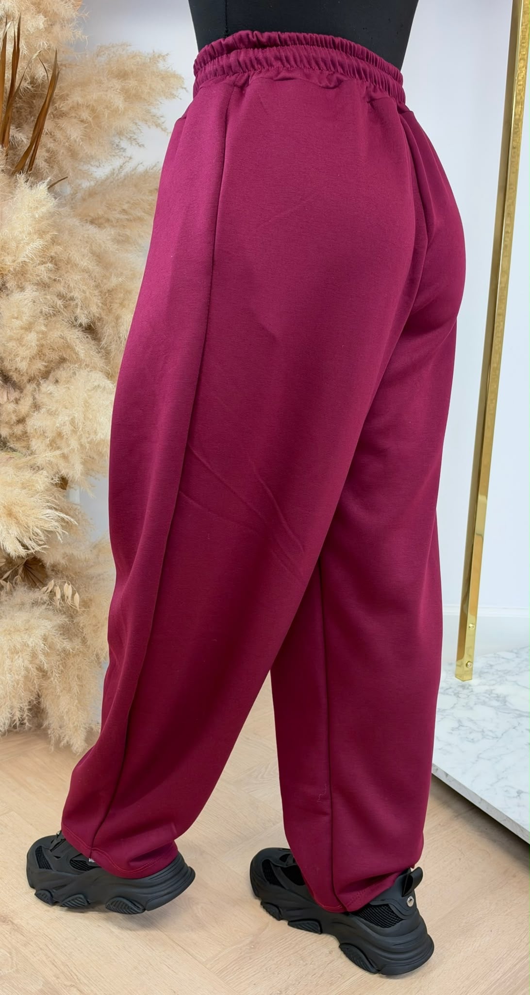 GIGI BALLOON JOGGER BORDEAUX