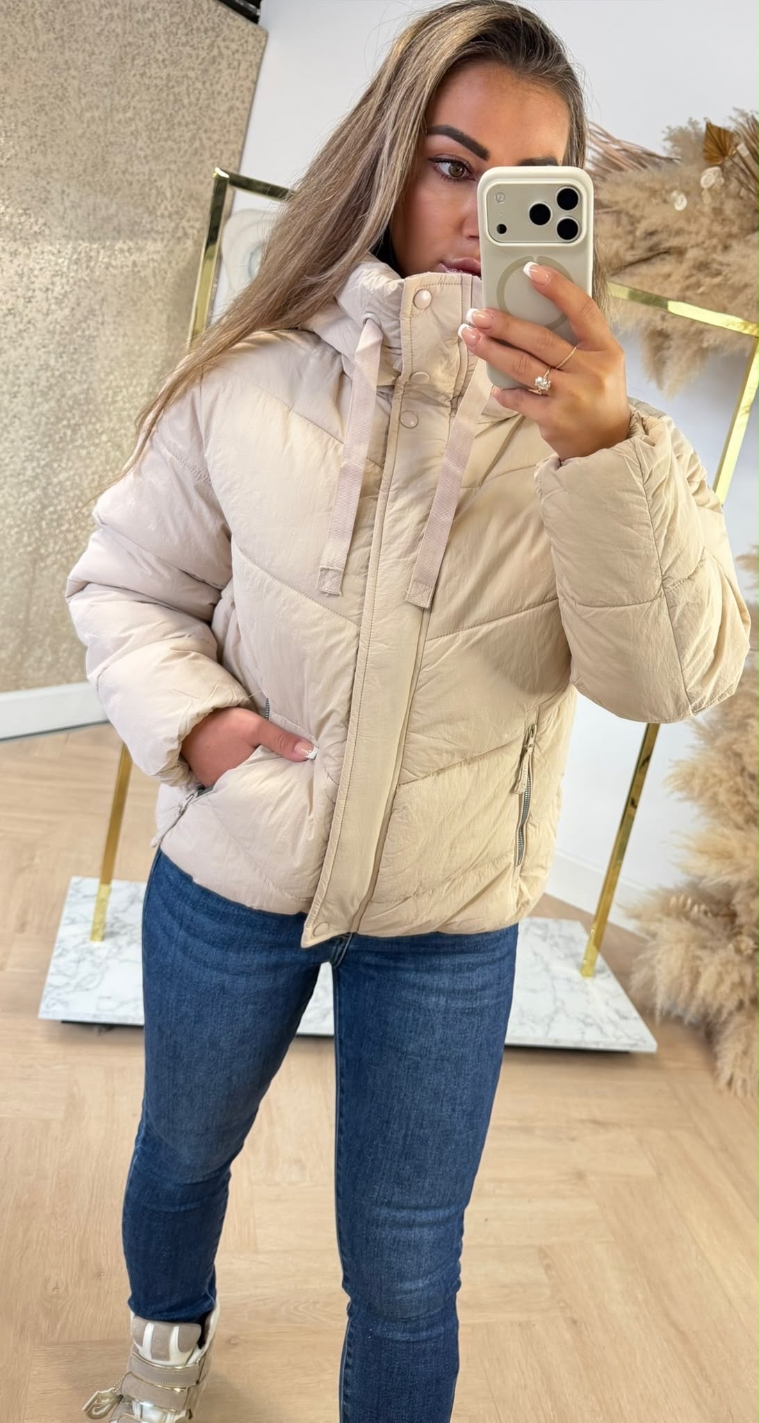 KEY SHORT WINTERJACKET 2002 BEIGE