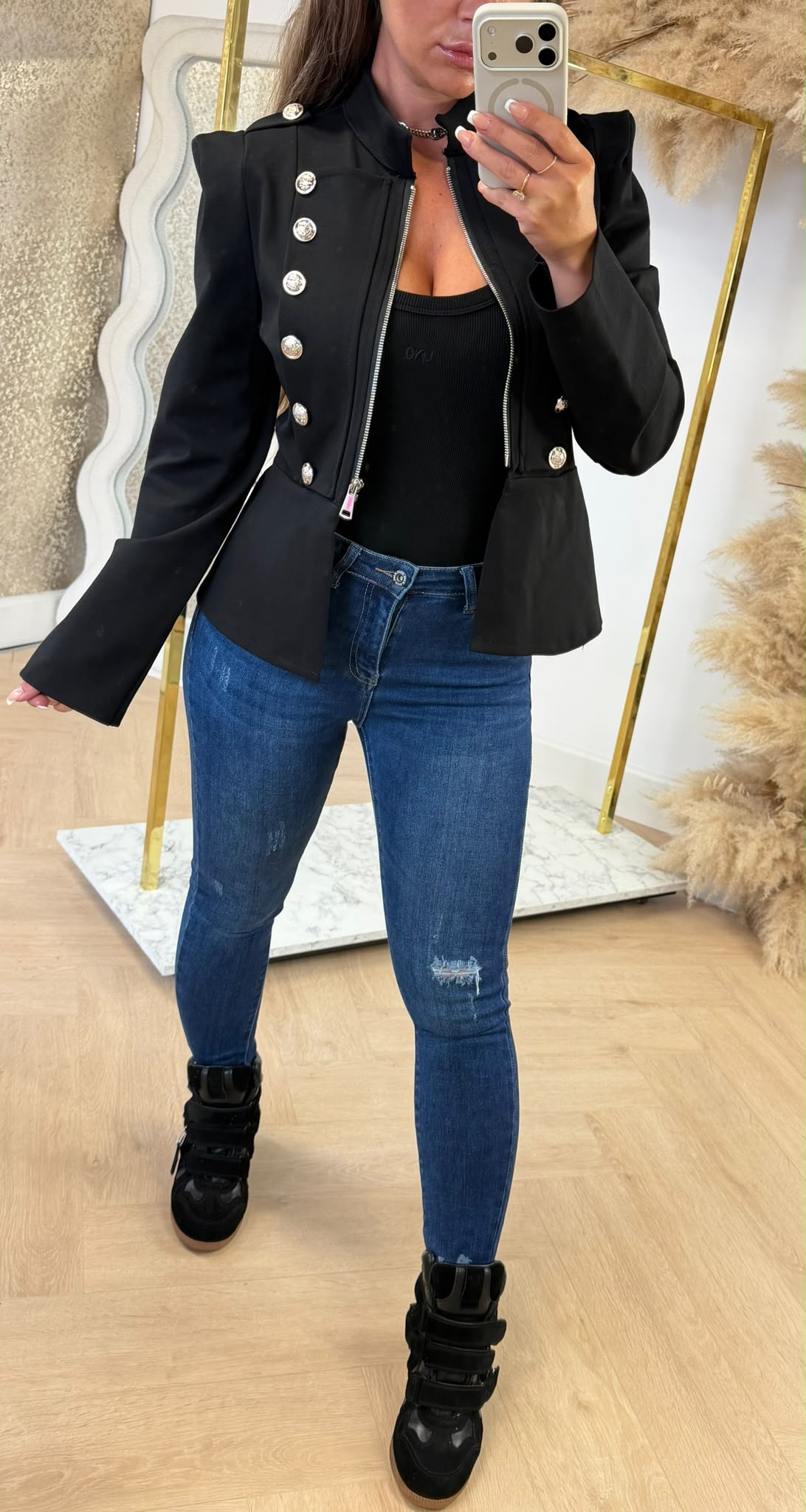 BALMY ZIP JACKET BLACK