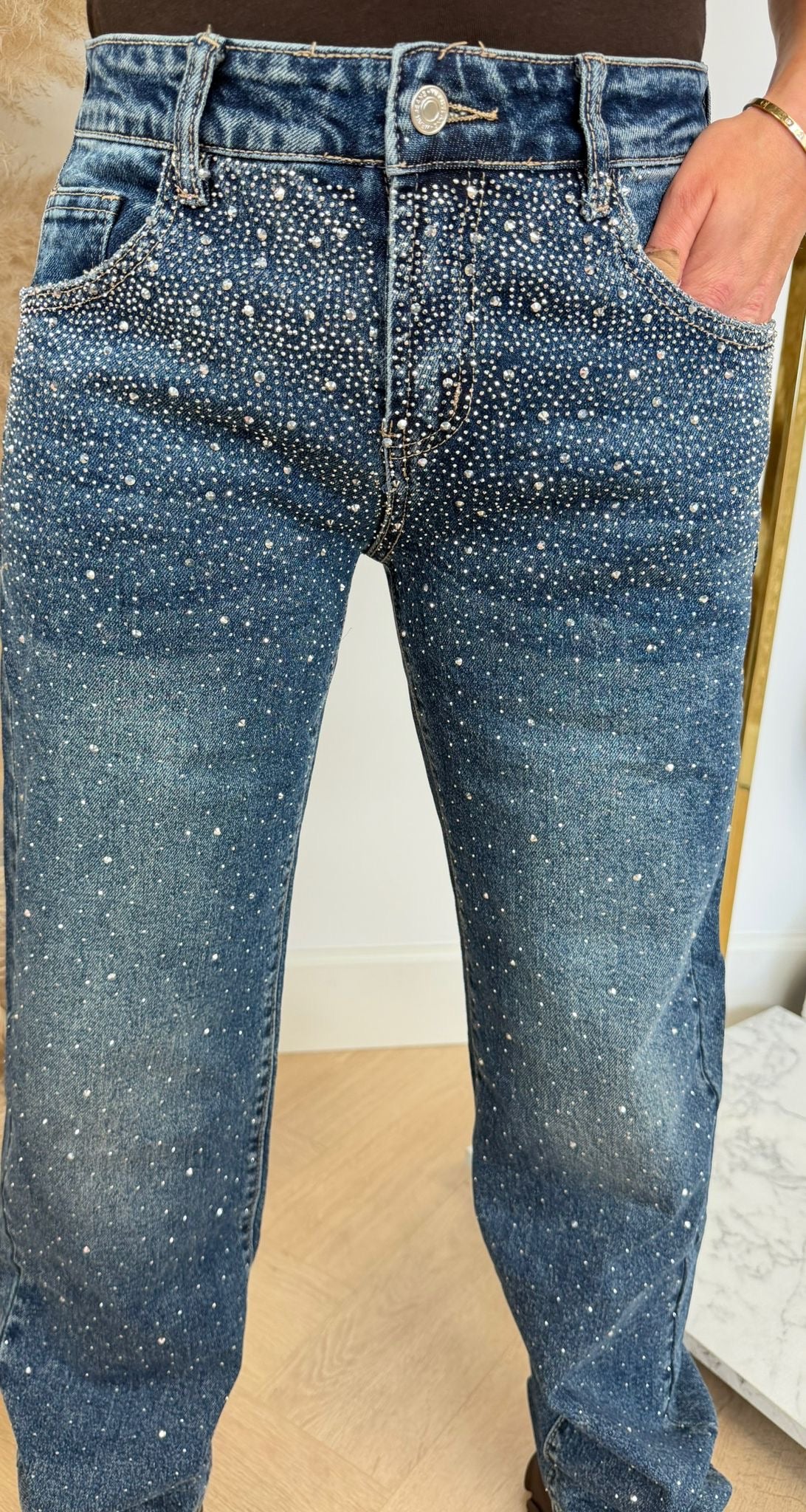 DENIM COLLECTION SPARKLE JEANS 169 DARKBLUE