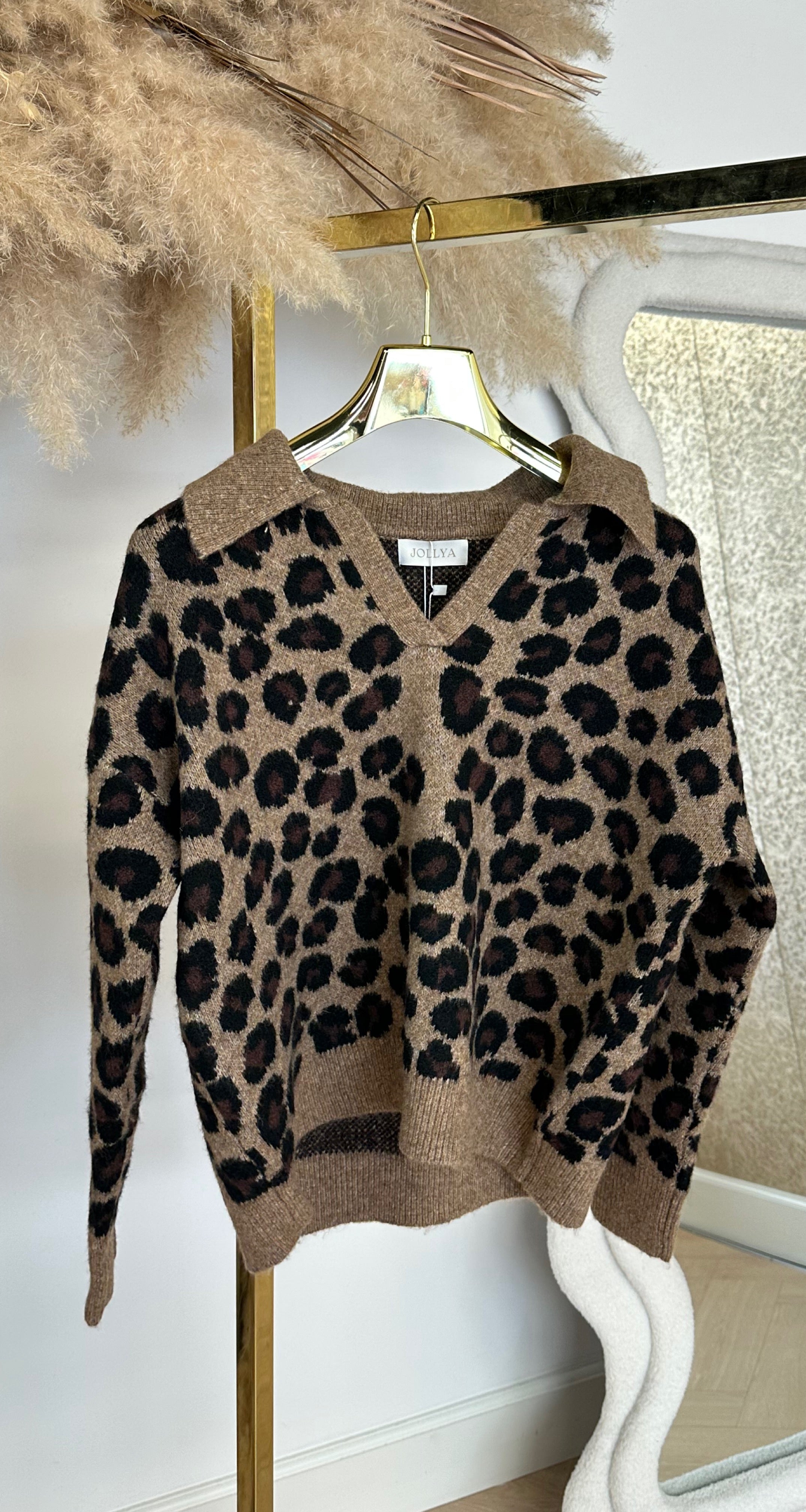 ALL LEO V SWEATER 9001 CAMEL