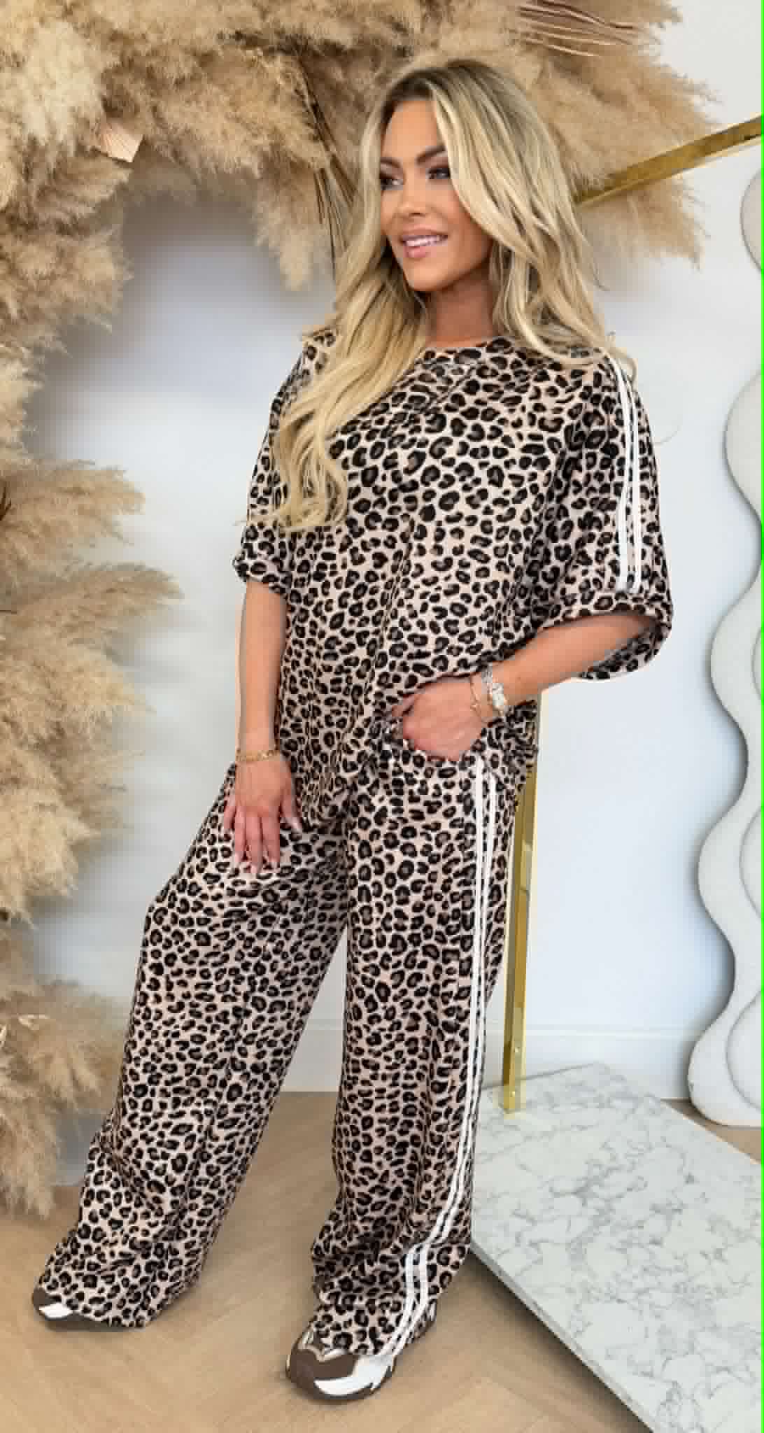 ALL OVER LEOPARD SET BEIGE