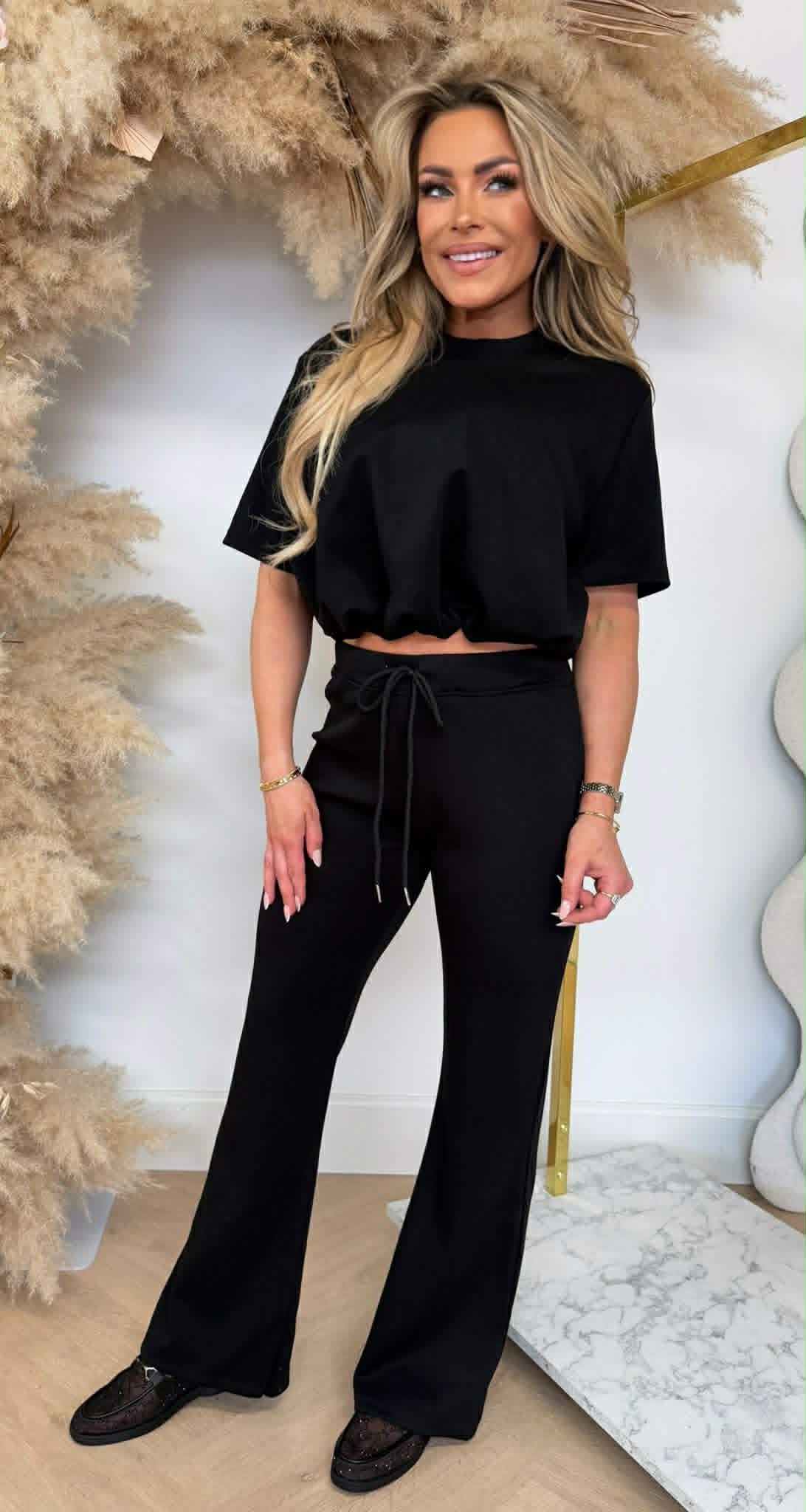 BESTSELLER MUSTY CROPPED SET ROSA