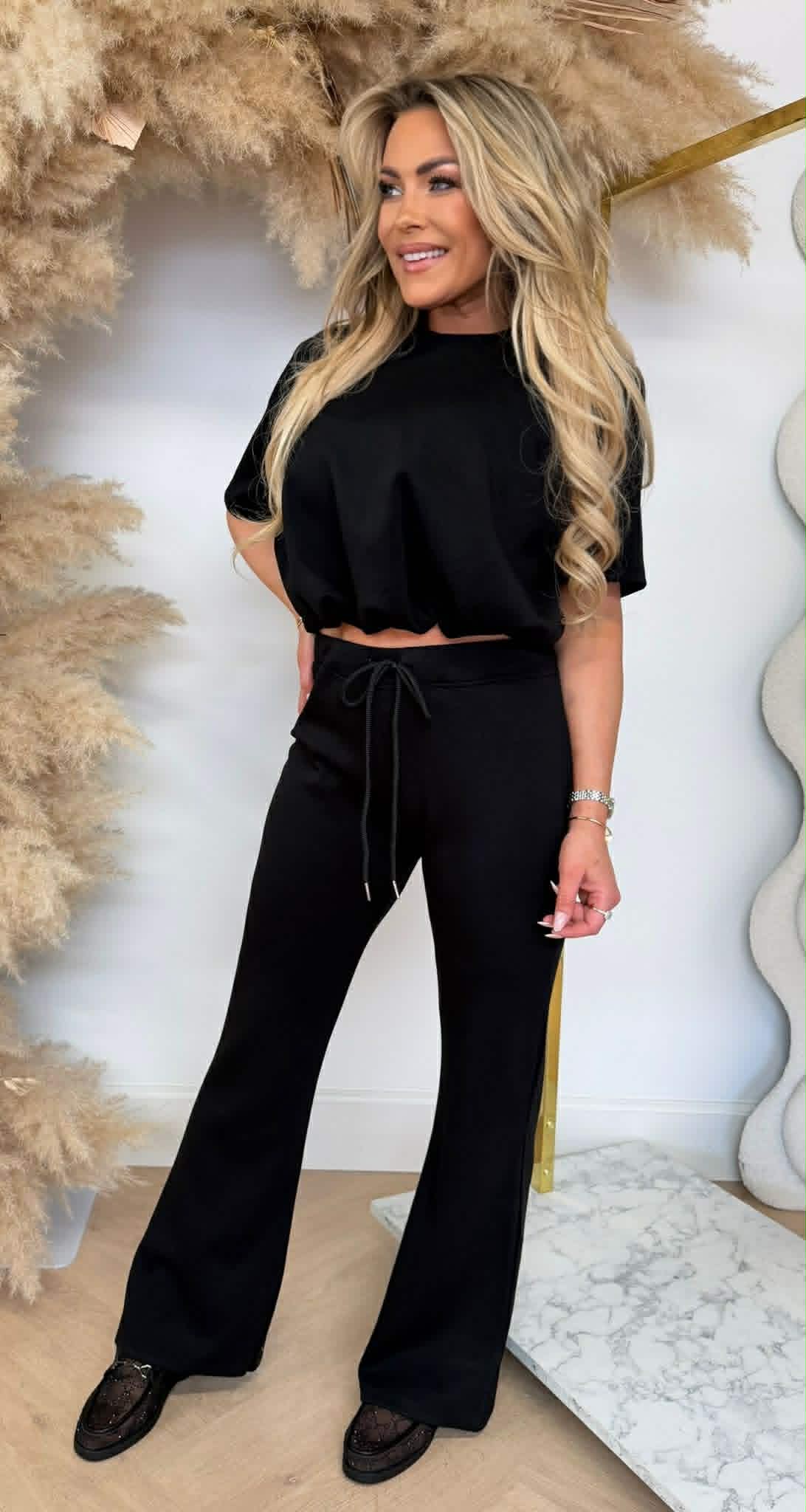 BESTSELLER MUSTY CROPPED SET ROSA