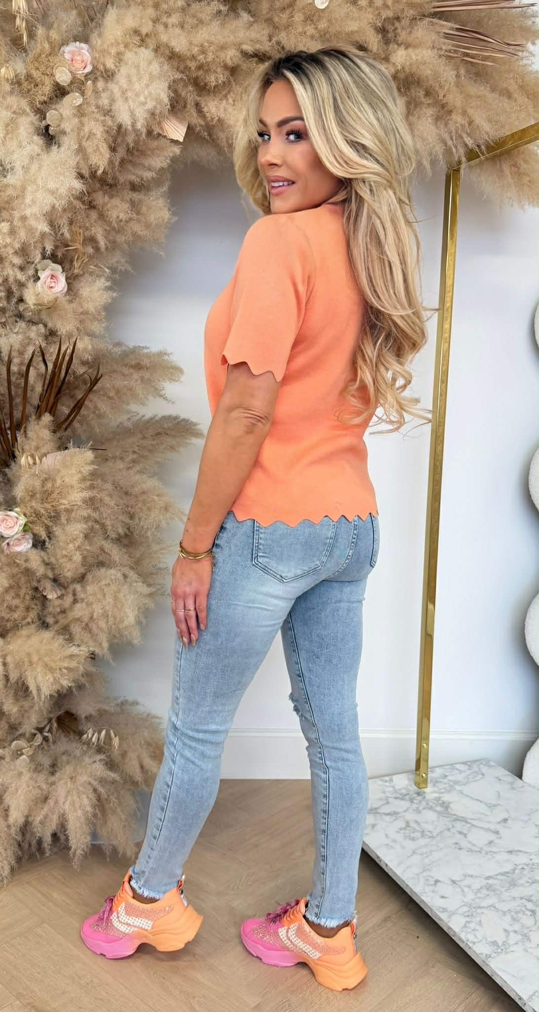 HARTJES SCHULP VESTJE CH9579 PEACH