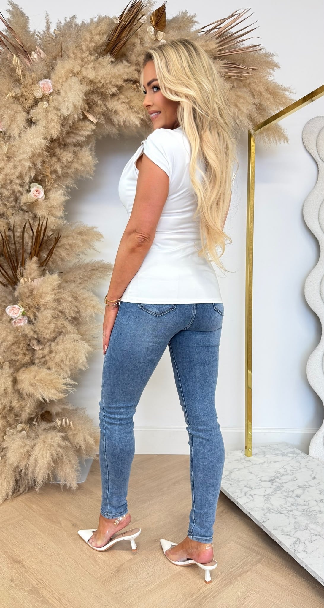 CHRISTY GOLDEN TOP WHITE