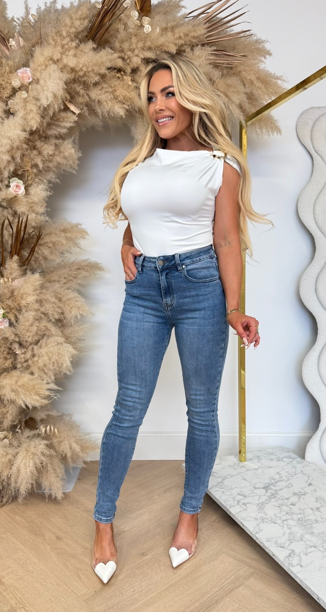CHRISTY GOLDEN TOP WHITE