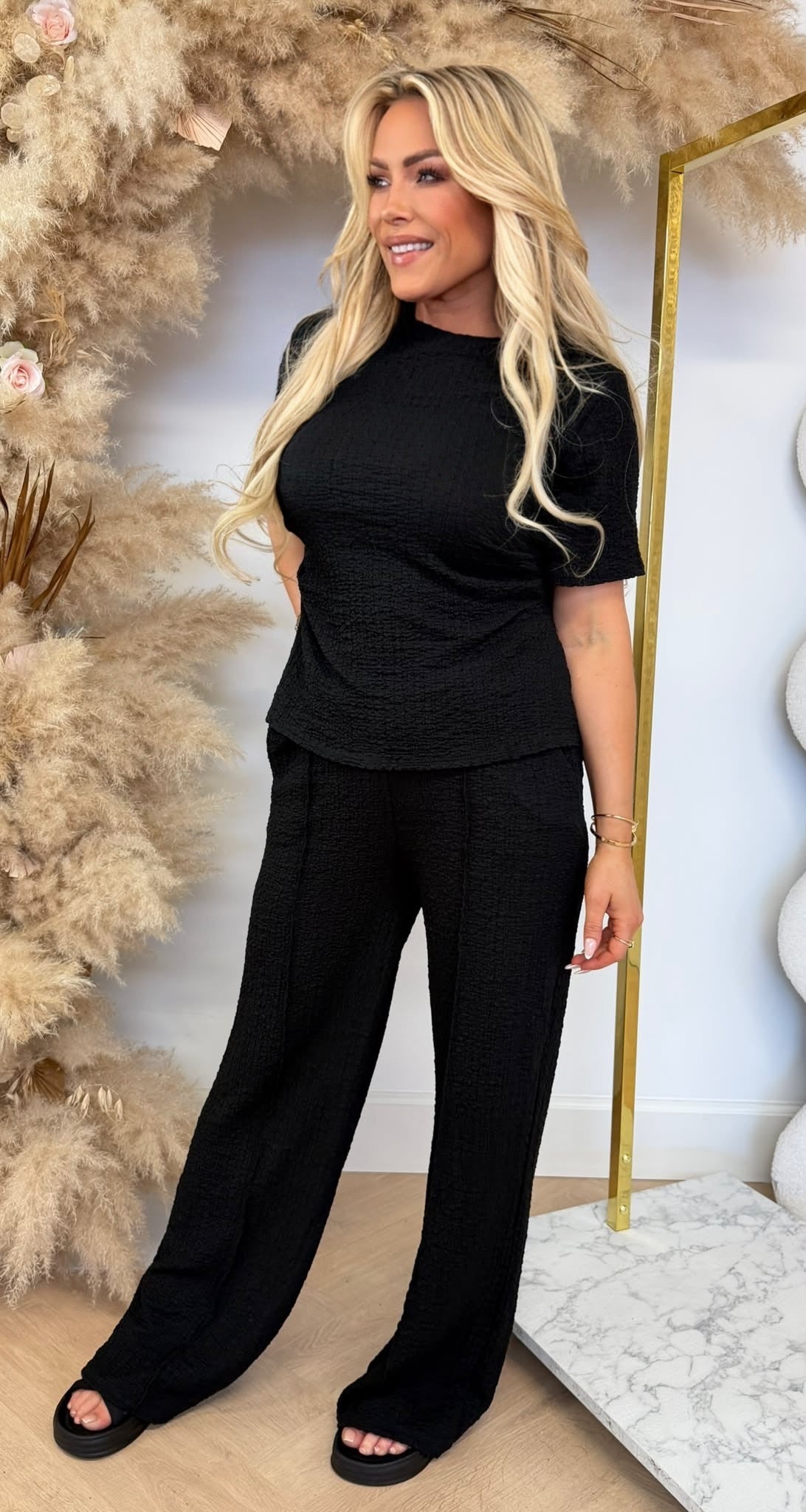 NINI STRETCHY SET BLACK