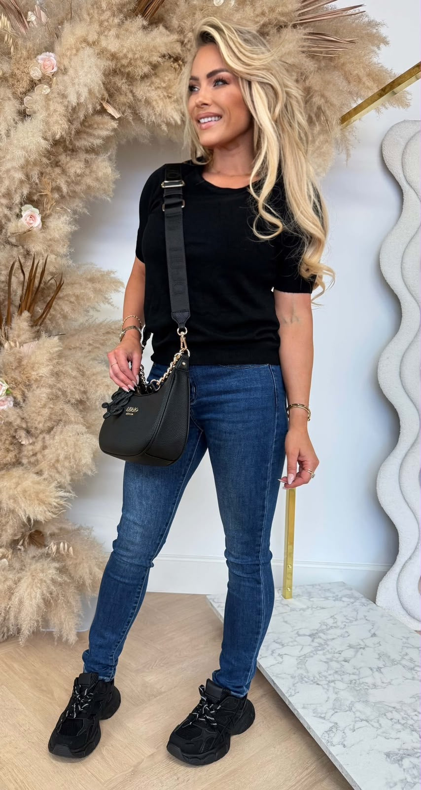 LISSIMO BASIC STRETCH TOP 8514 BLACK