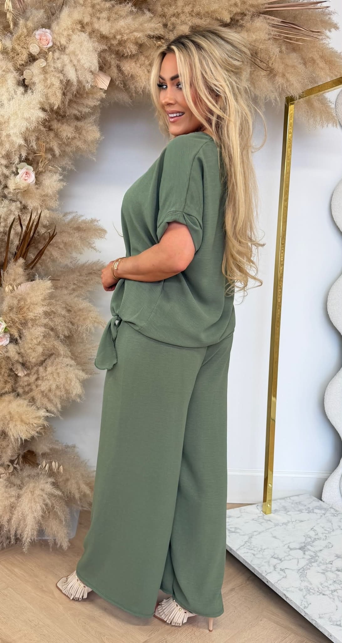EVERYDAY CO-ORD SET ARMYGREEN