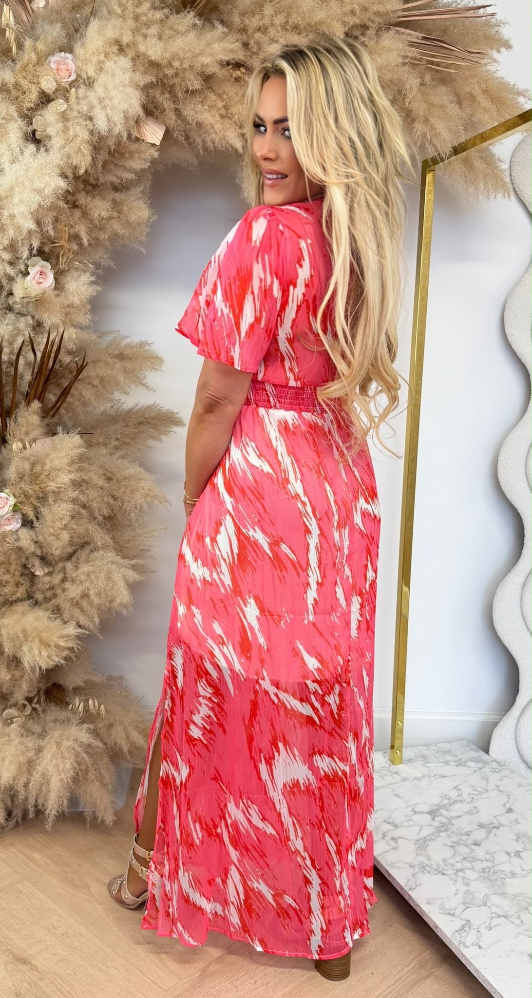 CHERNY BLOSSOM DRESS 5548 CORAL/RED