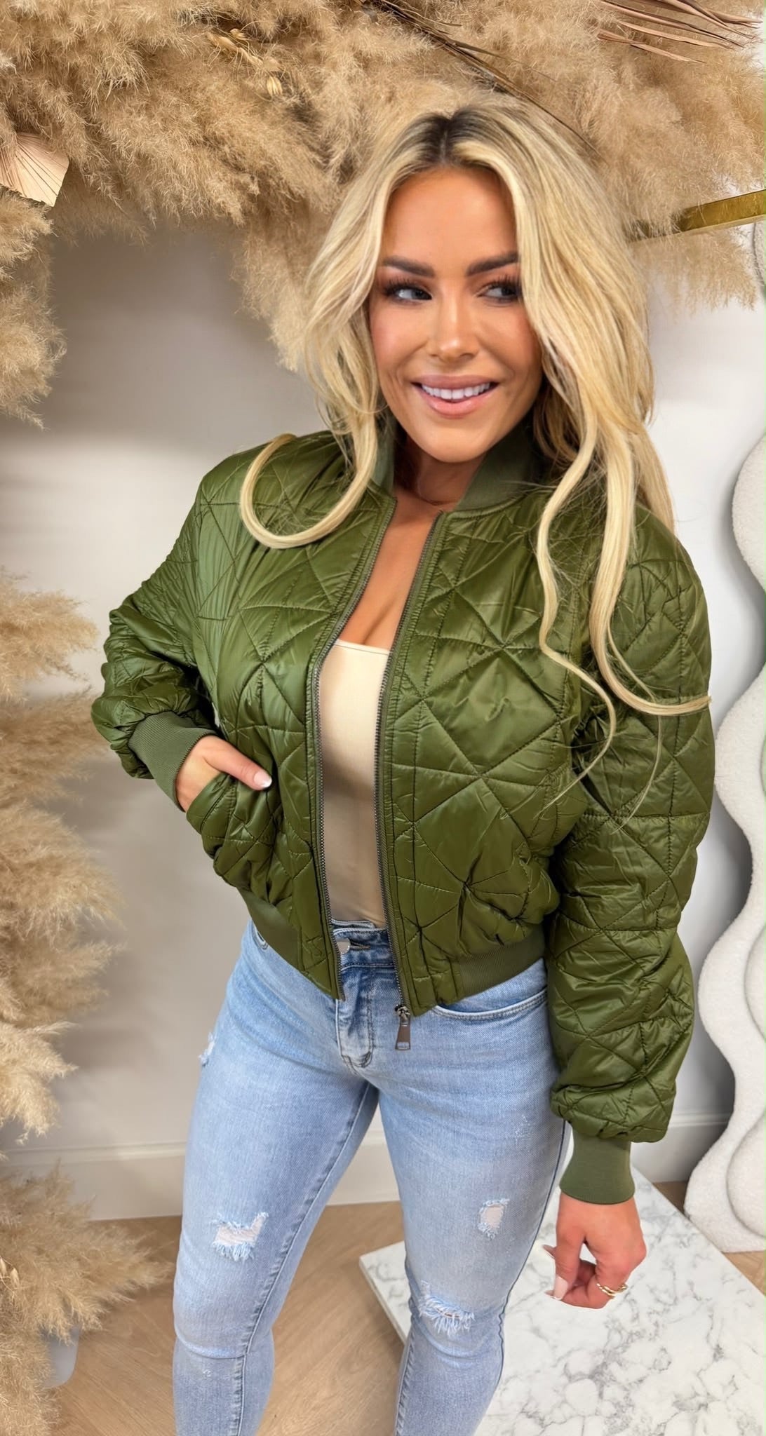 LIGHTWEIGHT JACKET 8683 ARMYGREEN