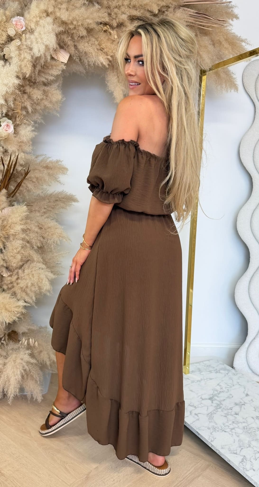 MYRTE 2 PIECE SET CHOCO