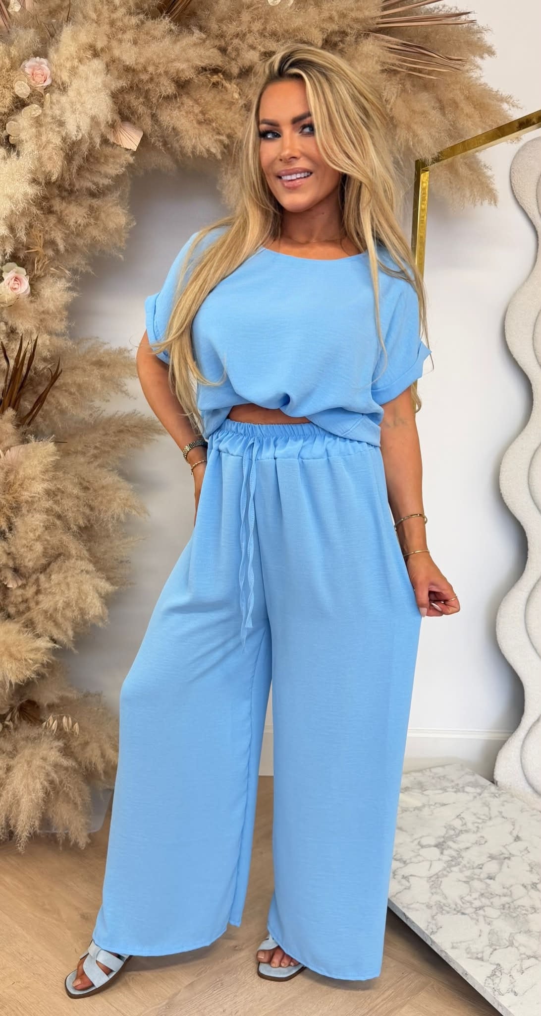 EVERYDAY CO-ORD SET ICEBLUE