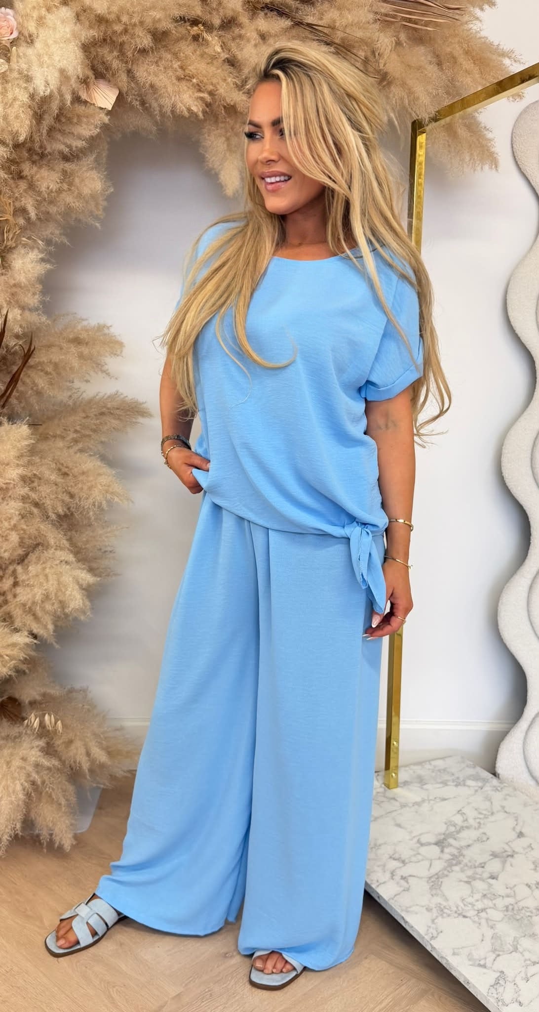 EVERYDAY CO-ORD SET ICEBLUE