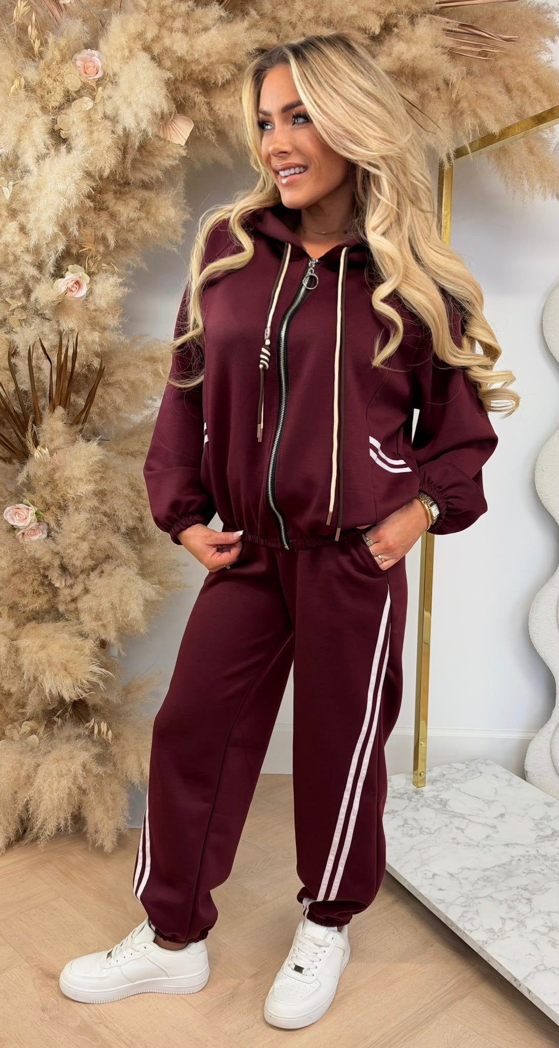 RIA TOUWTJE COMFY SET BORDEAUX