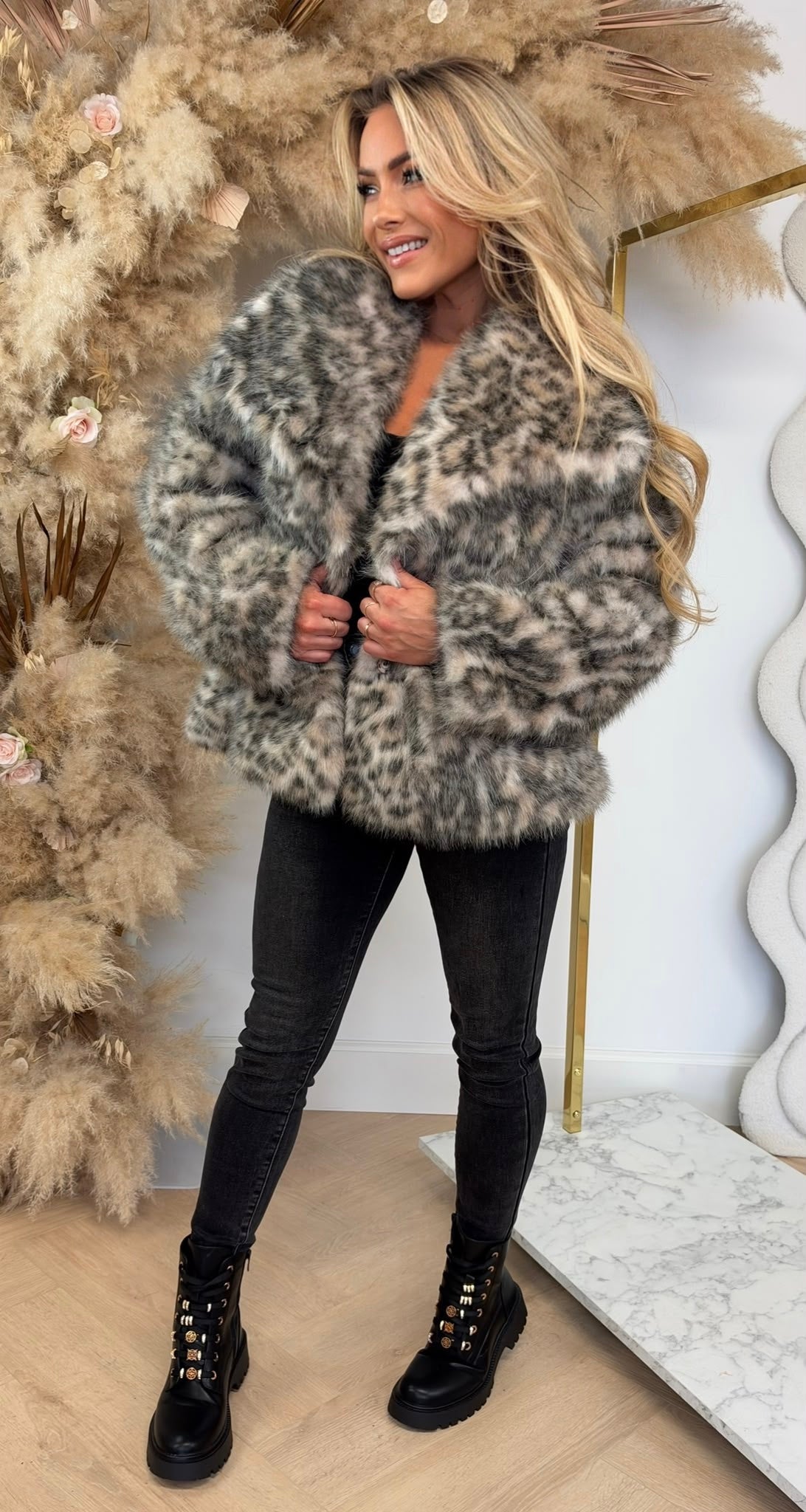 SUPER SOFT JACKET BEIGE/LEO