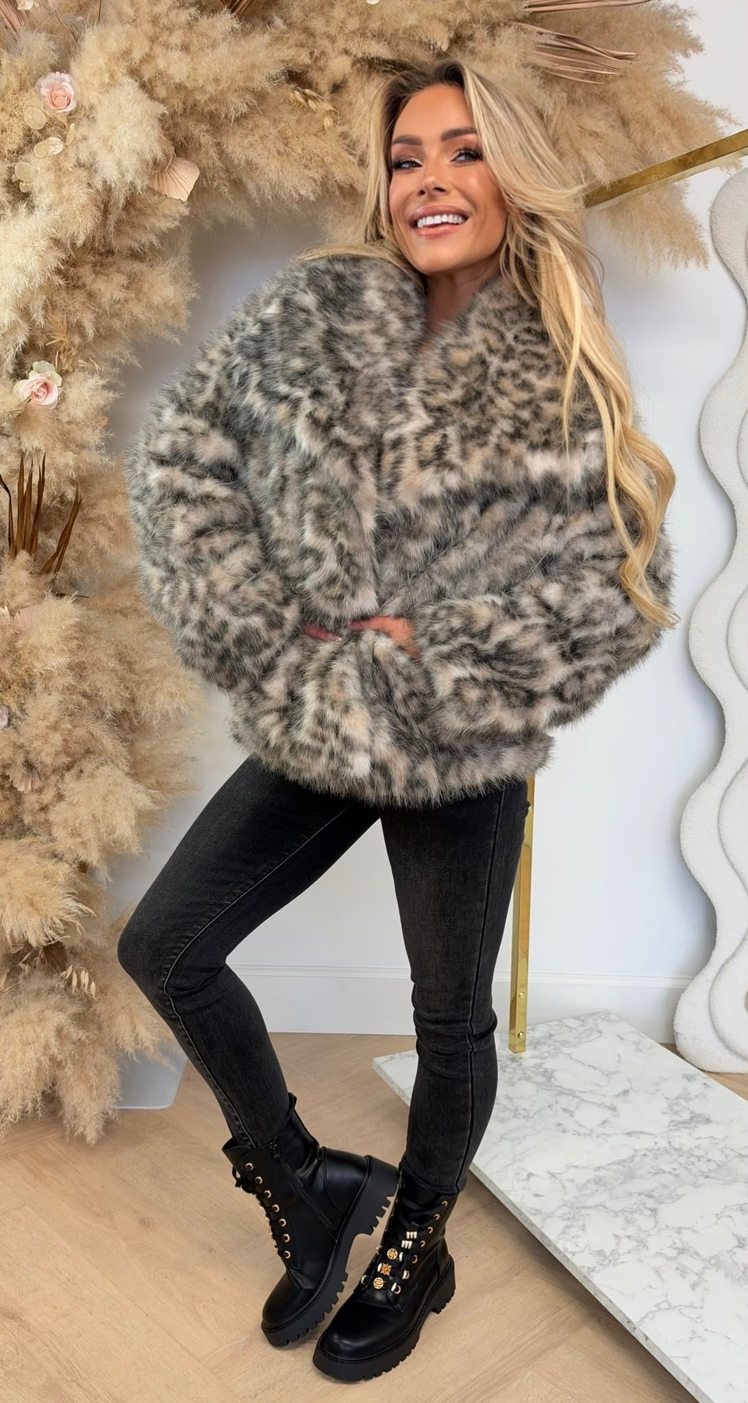 SUPER SOFT JACKET BEIGE/LEO