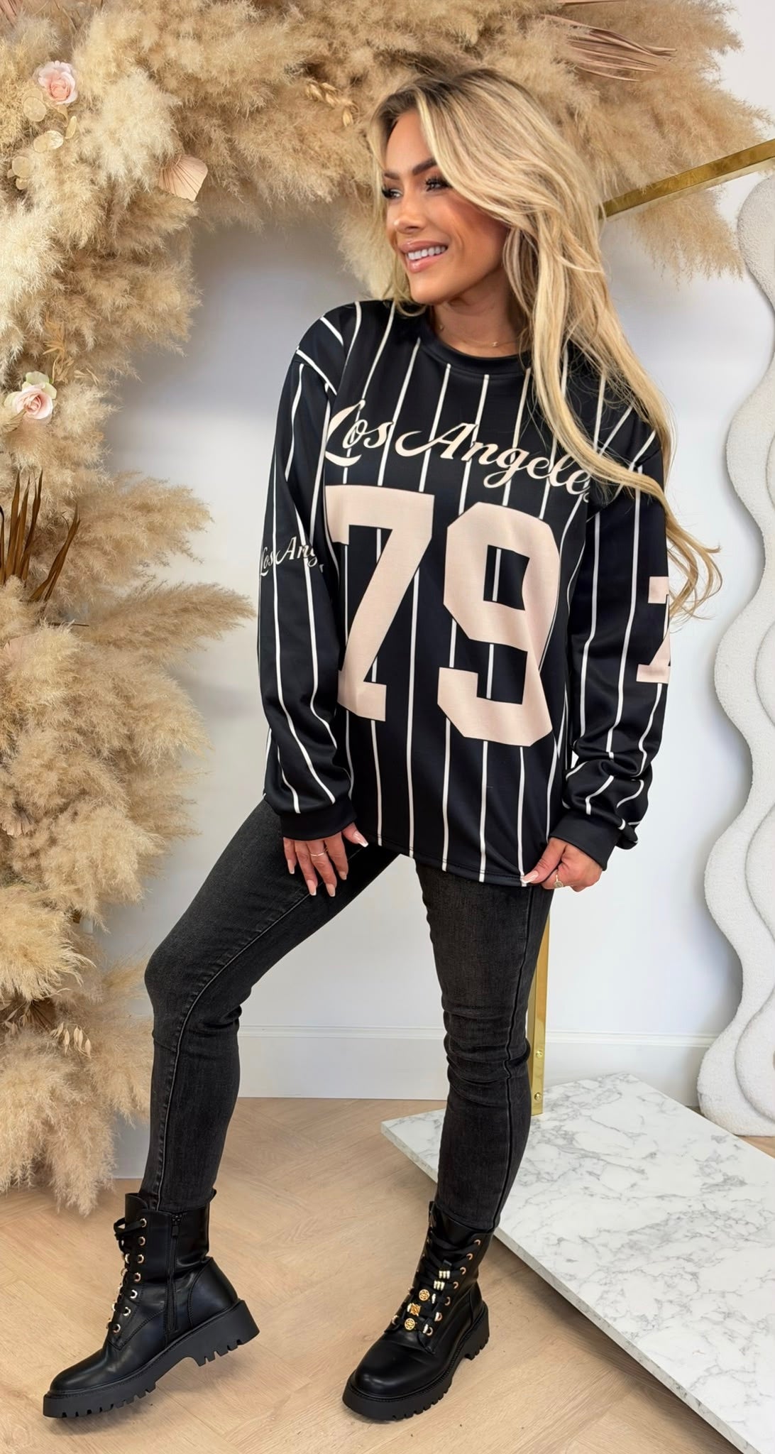 BASEBALL LOS ANGELES SWEAT BLACK