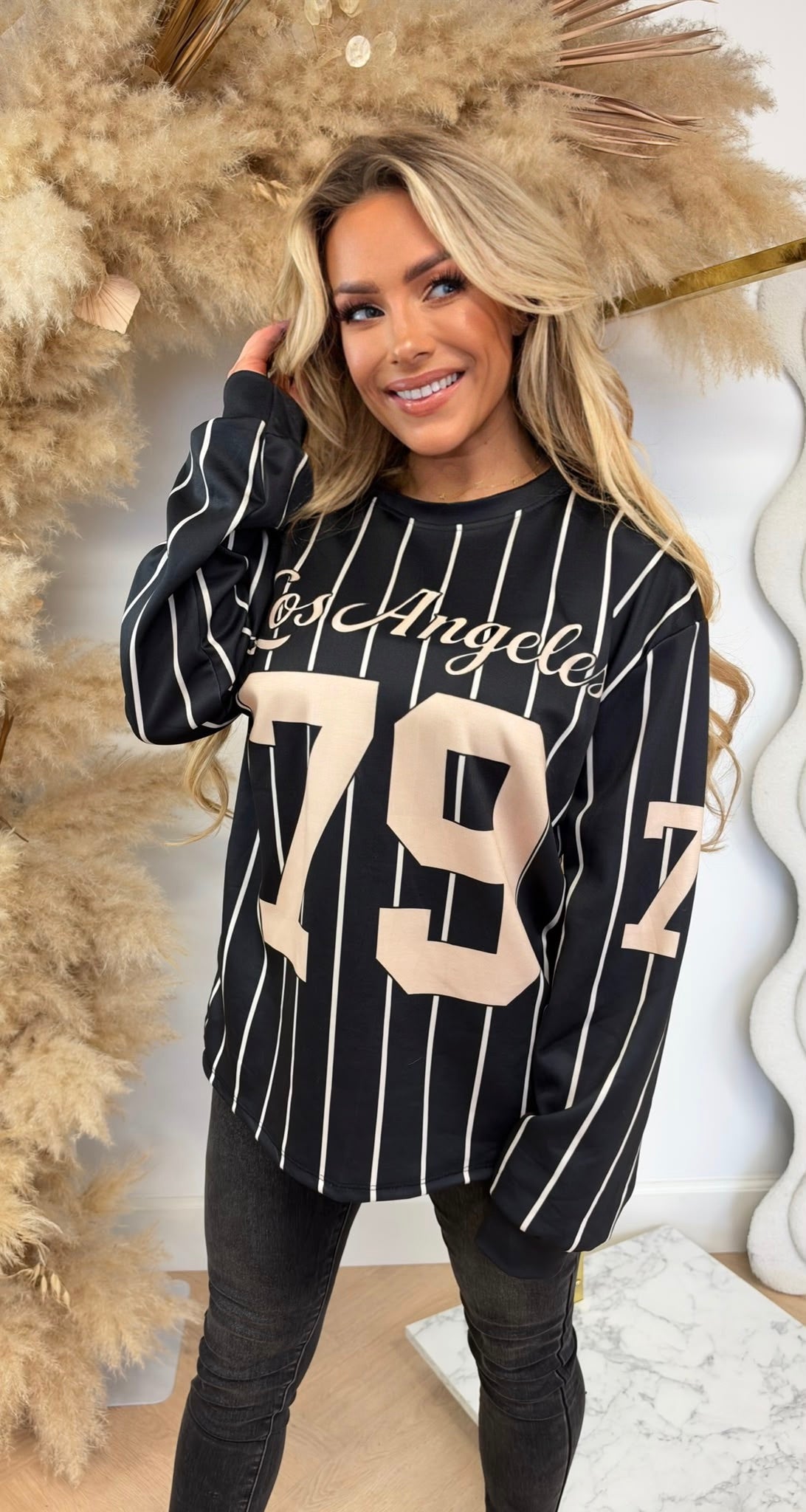 BASEBALL LOS ANGELES SWEAT BLACK