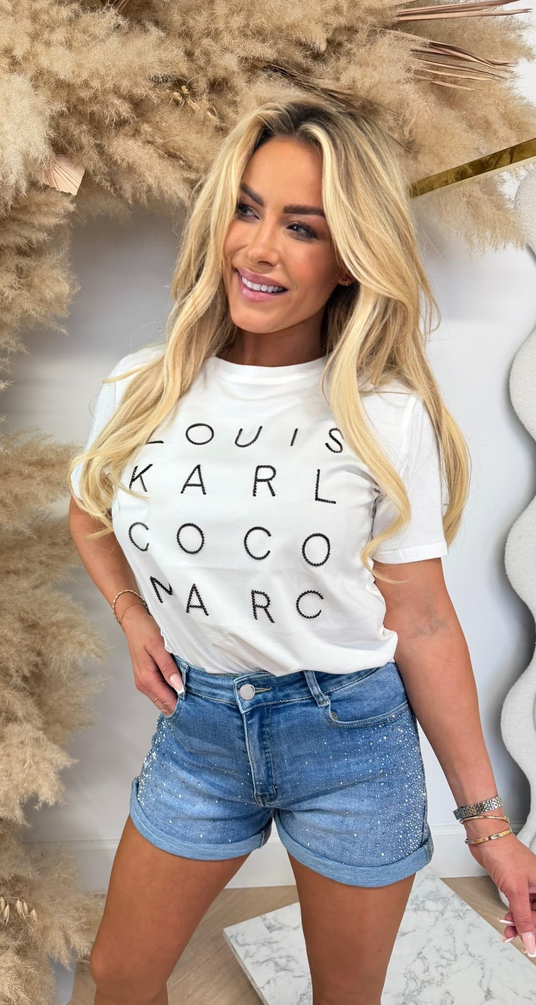 LOUIS KARL T SHIRT 1017 OFFWHITE