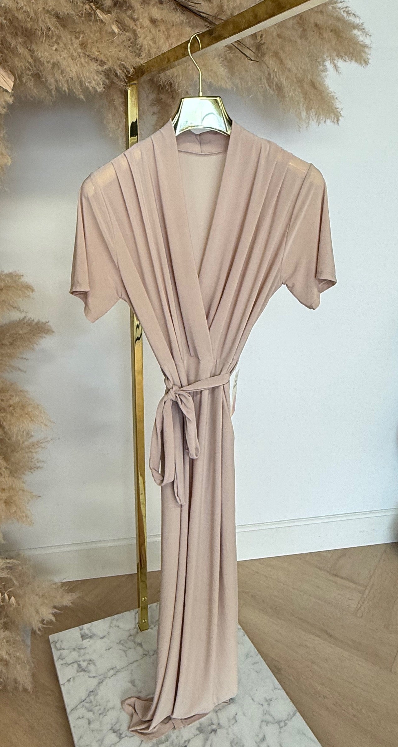 SUPER STRETCHY JUMPSUIT BEIGE
