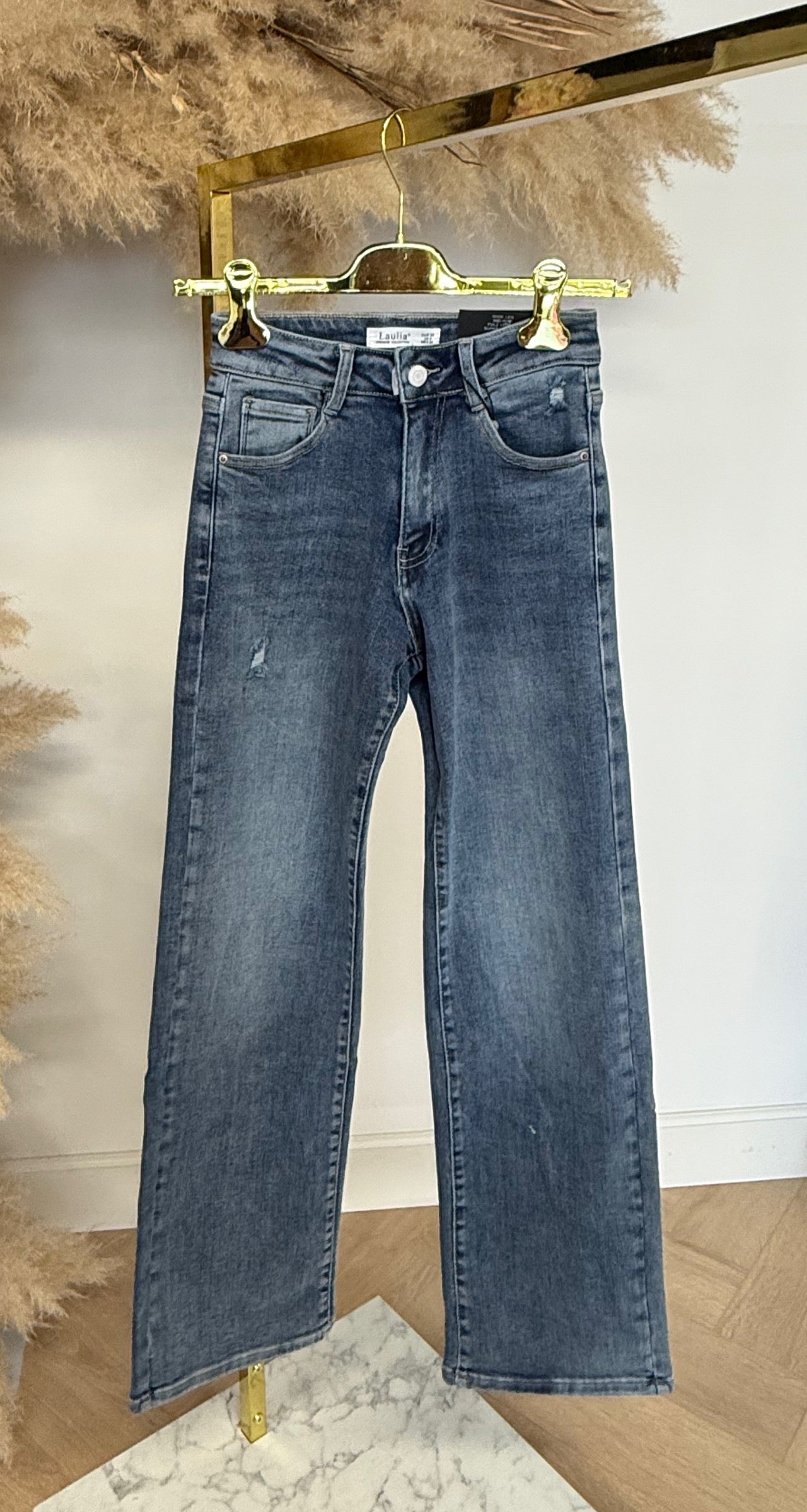 MID RISE WIDE LEG JEANS 6320-12 DENIMBLUE
