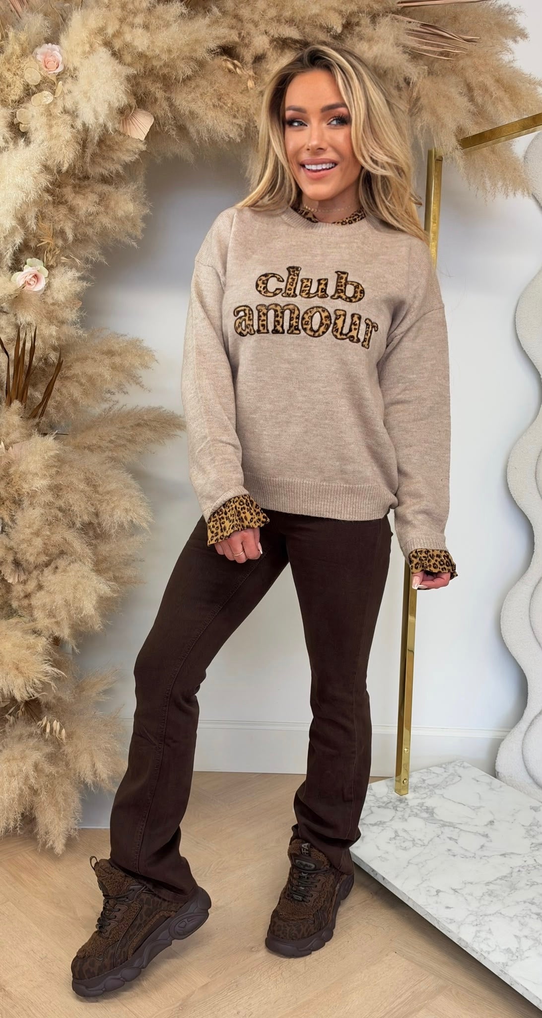 CLUB AMOUR LEO SWEAT 6565 BEIGE