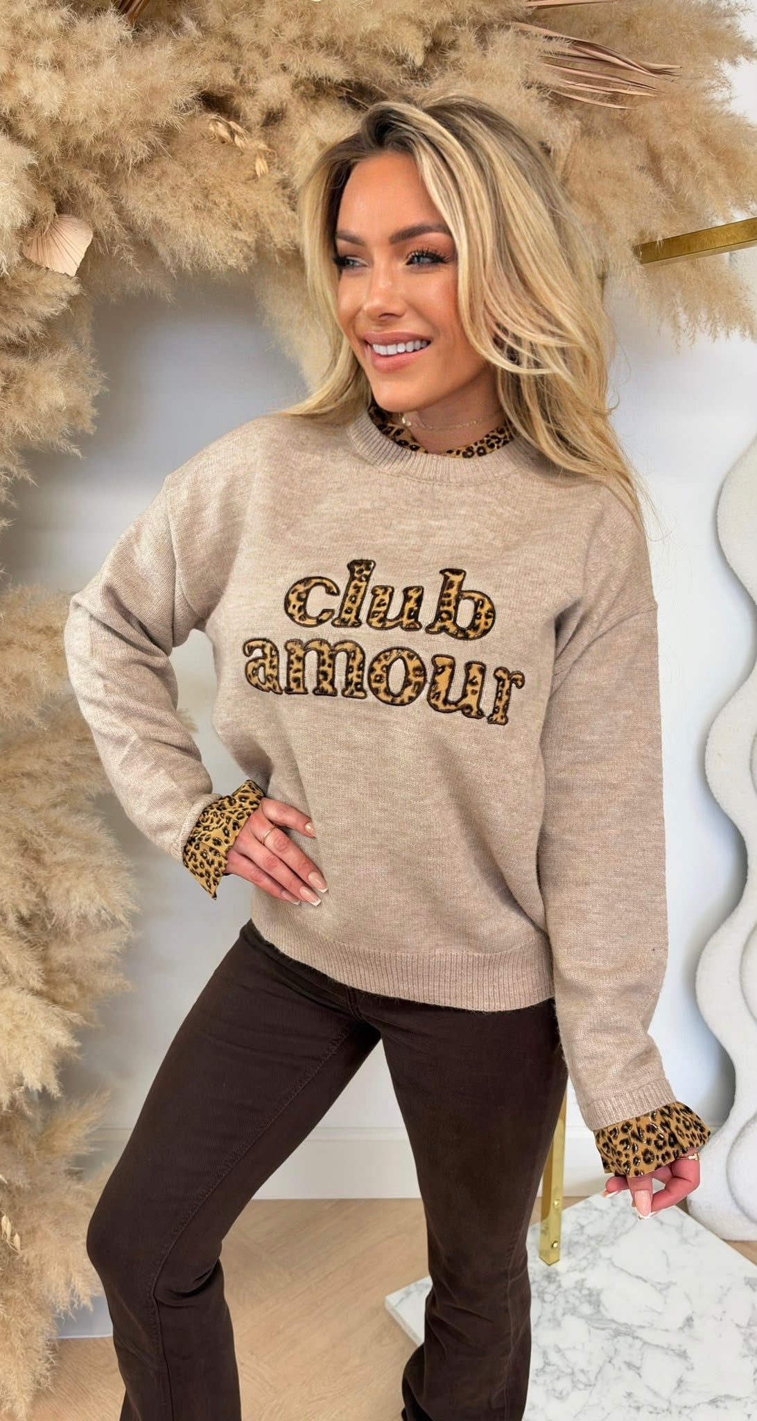 CLUB AMOUR LEO SWEAT 6565 BEIGE