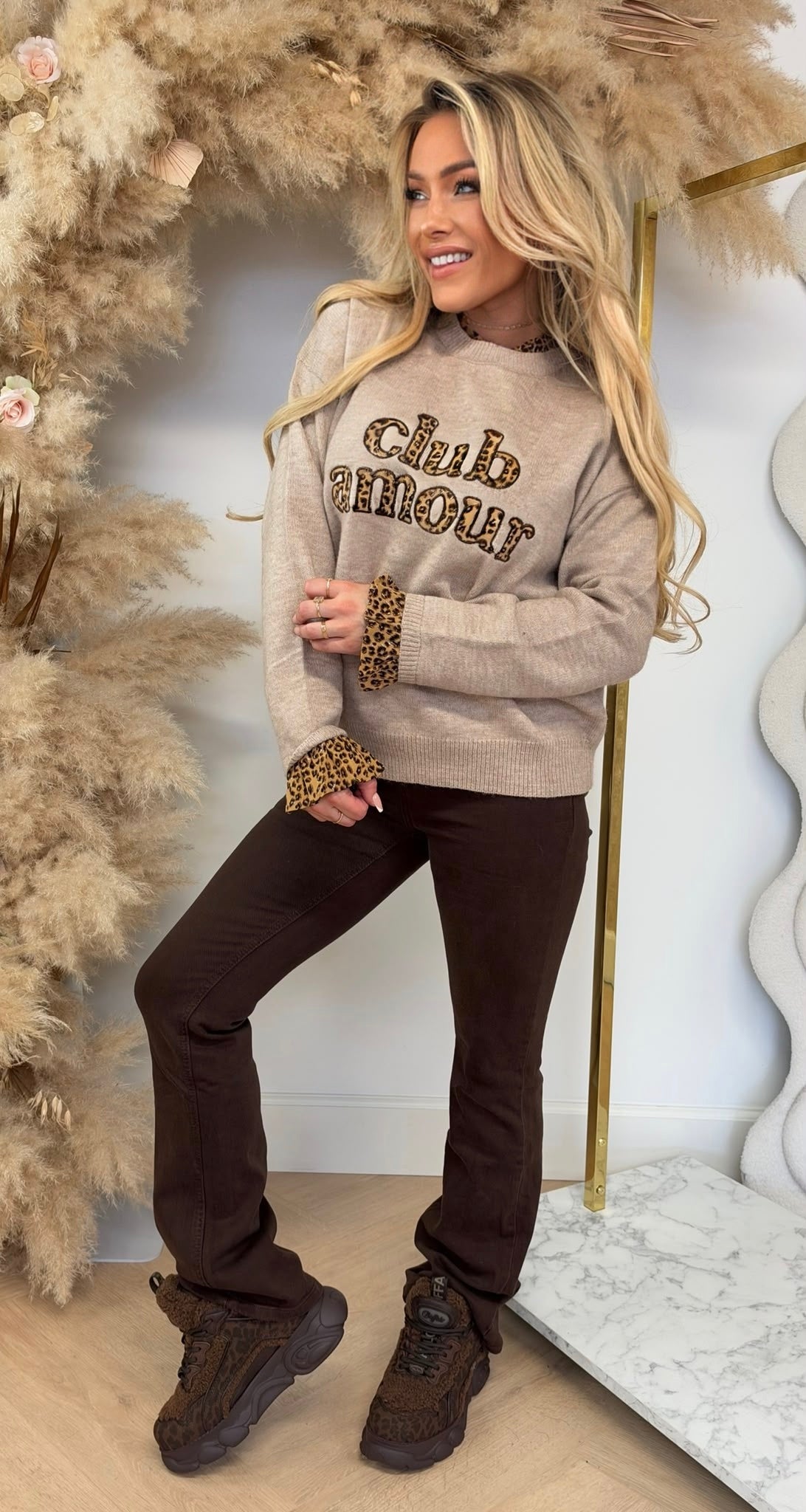 CLUB AMOUR LEO SWEAT 6565 BEIGE
