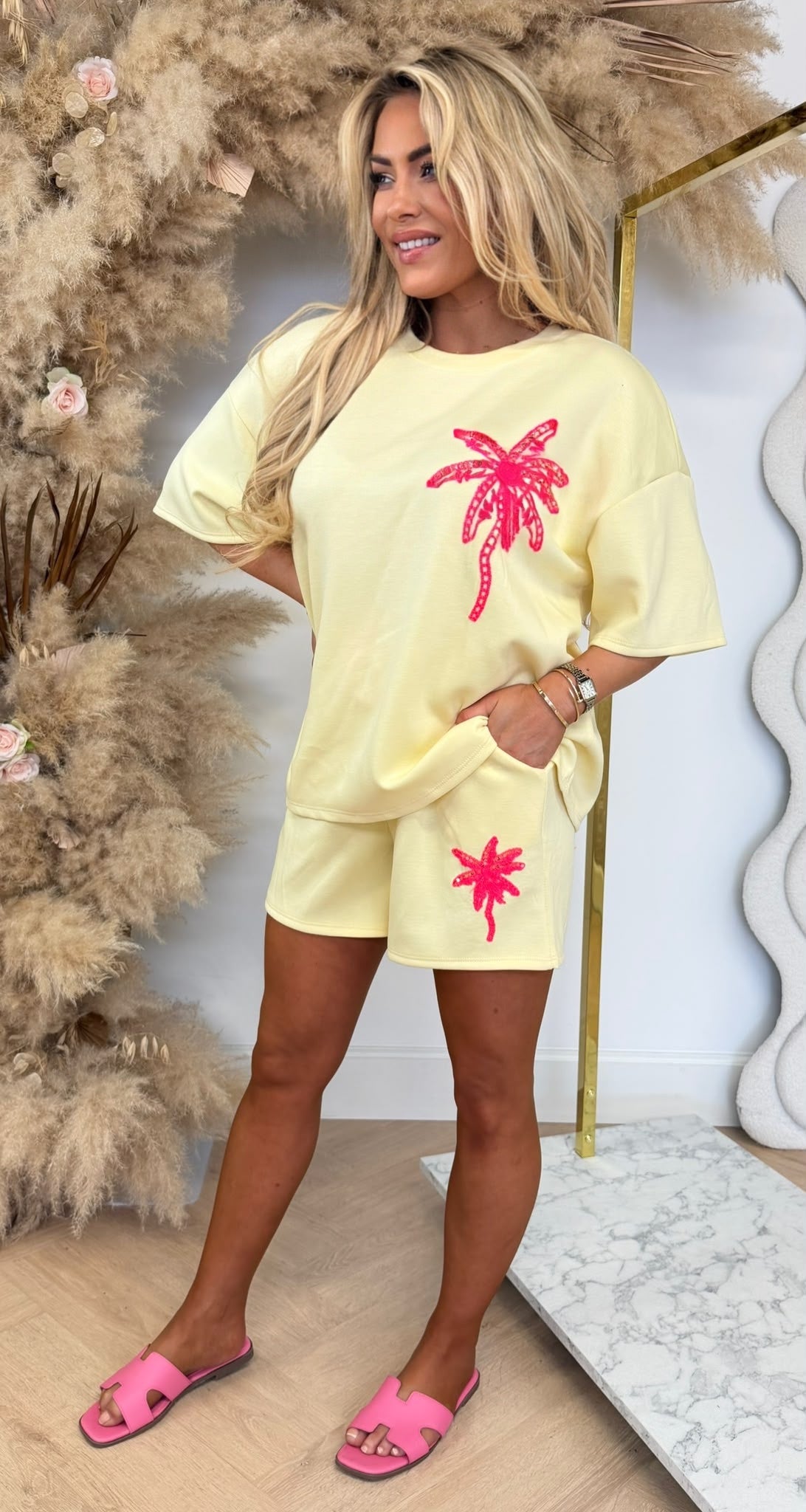 PALM SHORT SET MARINE