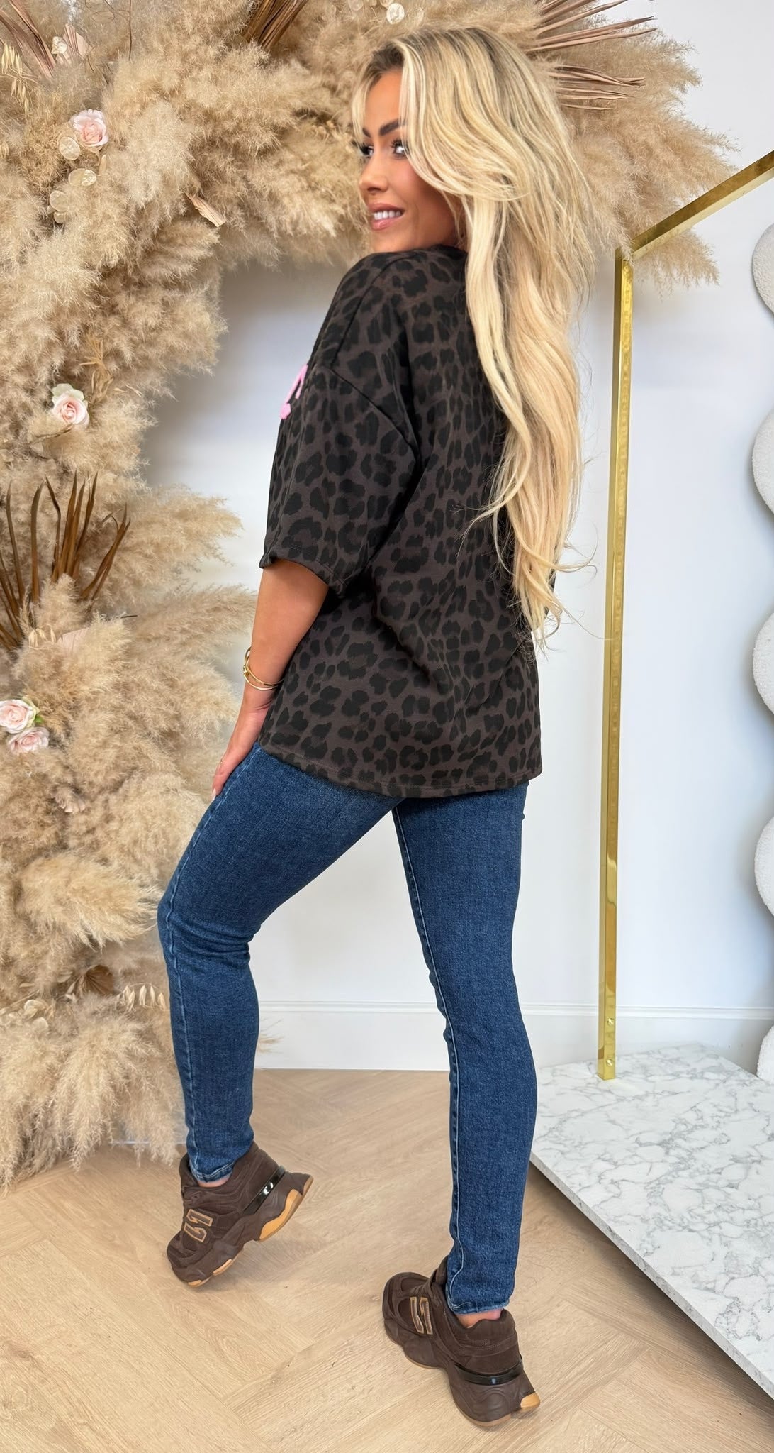 TEDDY ICONIC HEART LEO SHIRT 9172 PINK