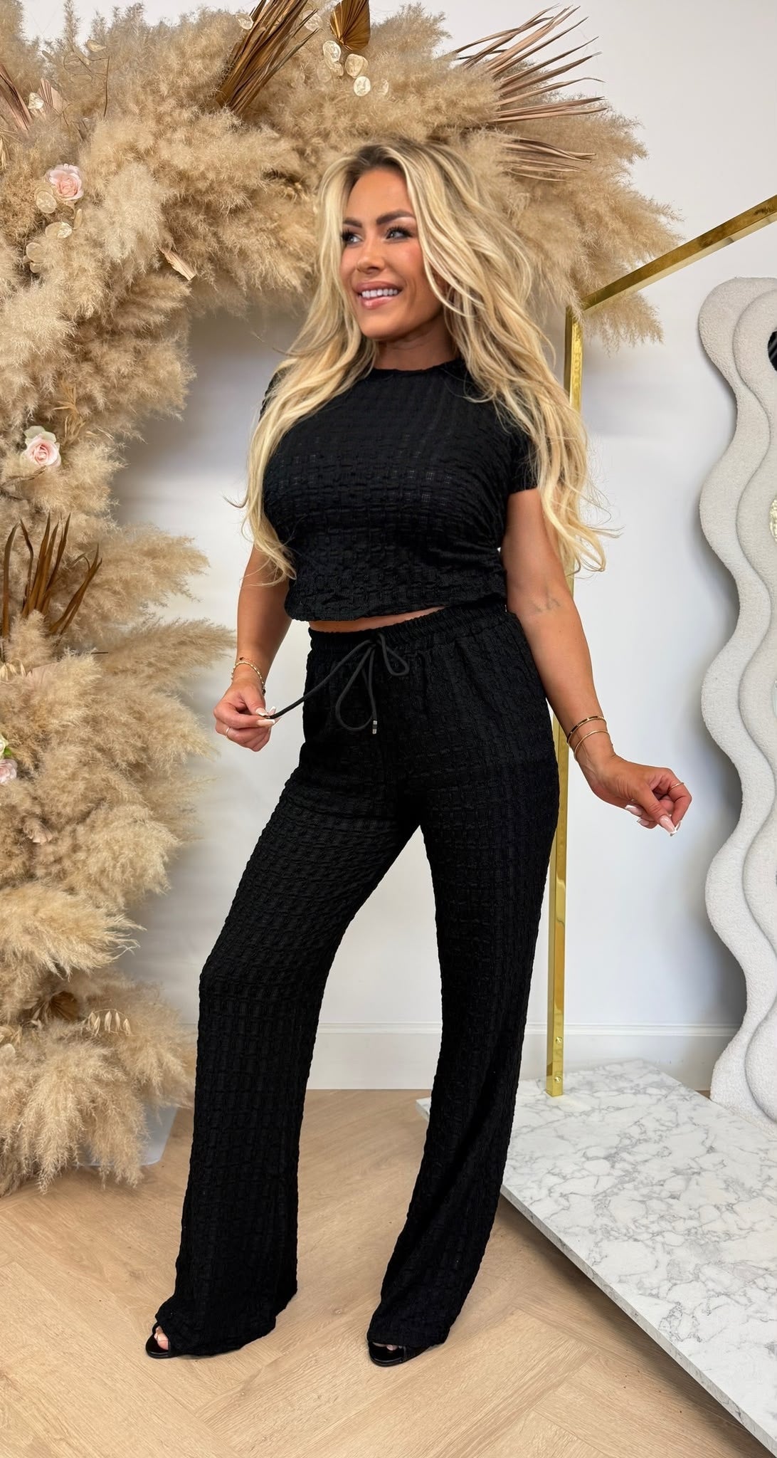 ALLISON TWO PIECE SET 35135 BLACK