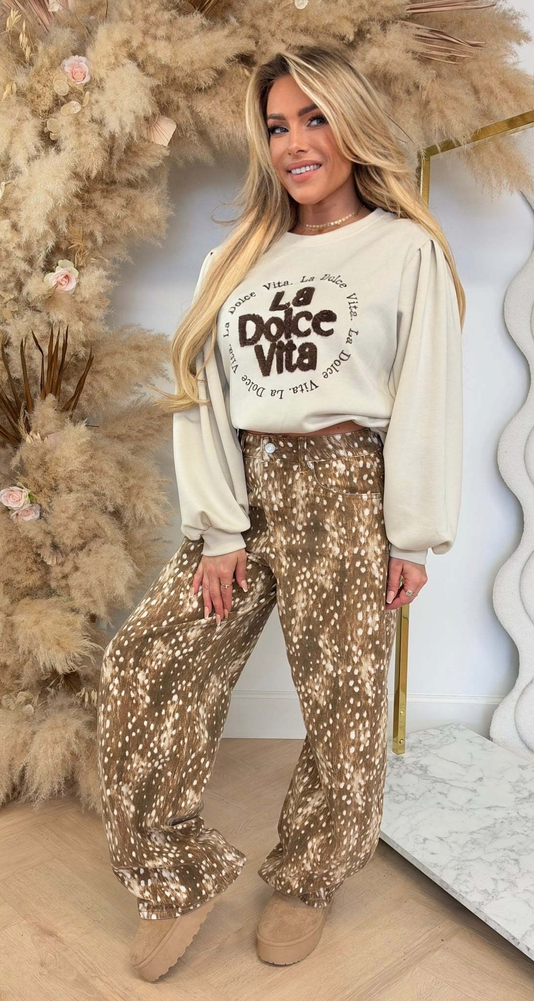 LA DOLCE VITA SWEAT BEIGE