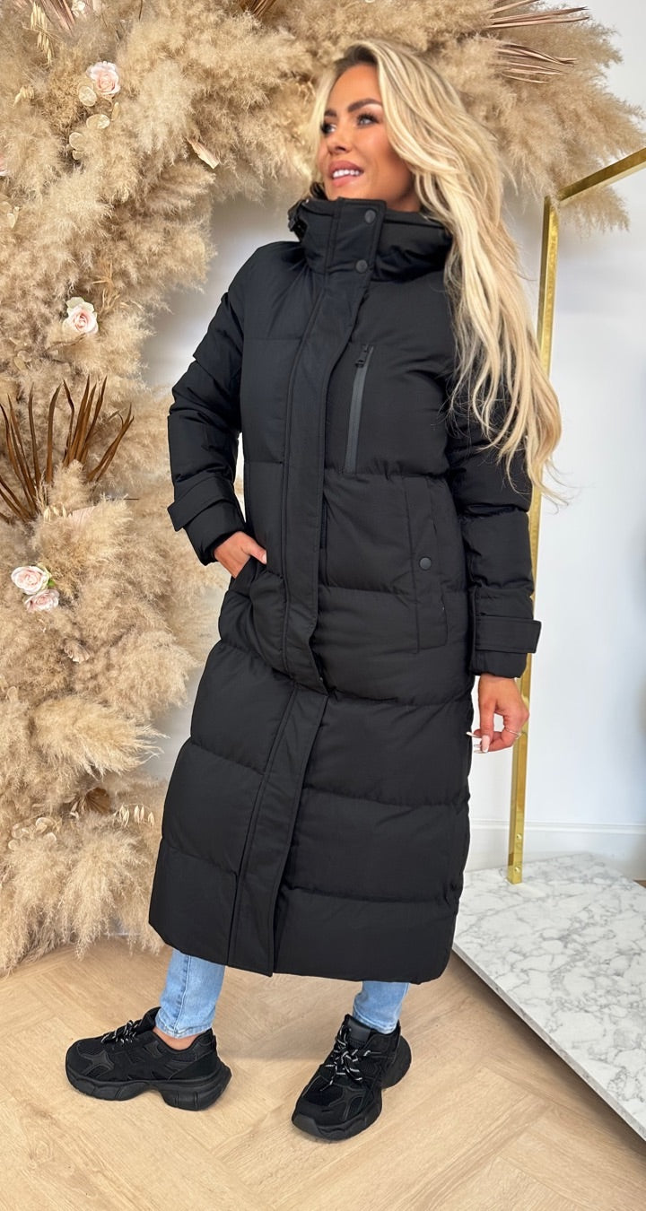LONG BESTSELLER WINTERJACKET 7557 BLACK