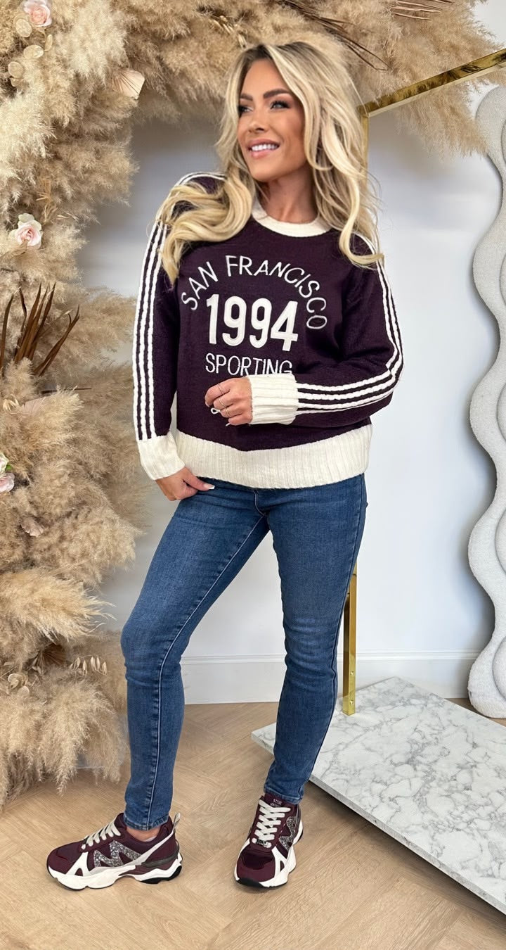 SAN FRANCISCO SWEAT 3831421 BORDEAUX