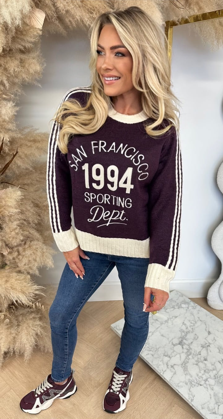 SAN FRANCISCO SWEAT 3831421 BORDEAUX