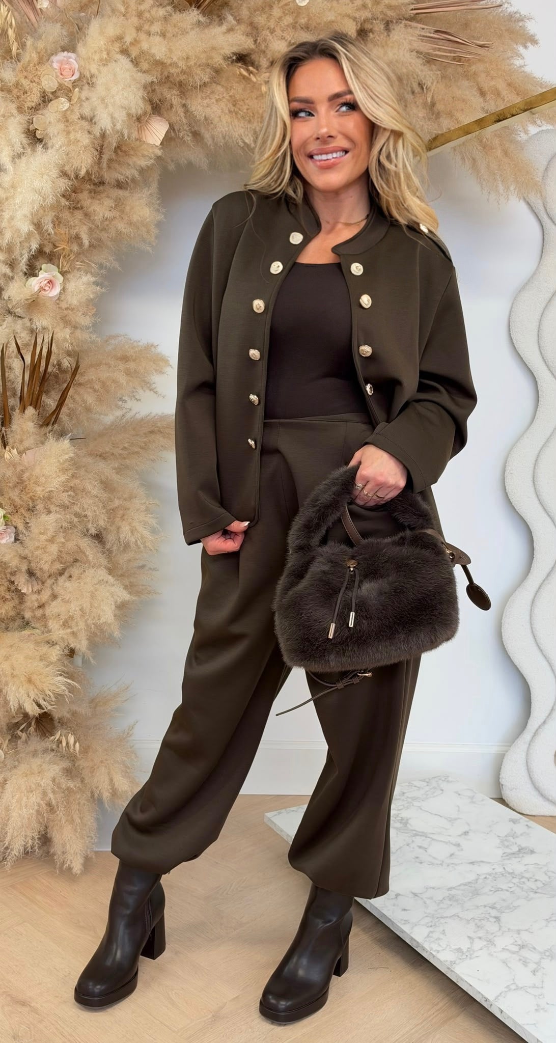 BALMAINATION 2 PIECE SET CHOCO