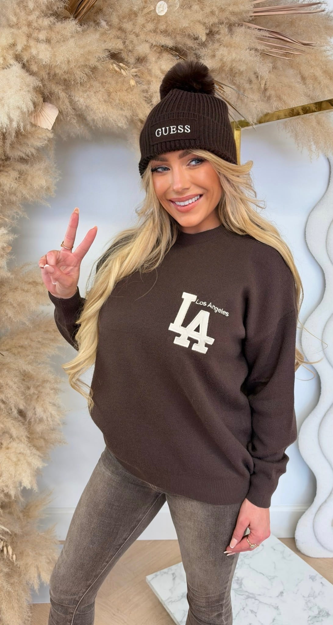 LA MUSTHAVE SWEAT 3831333 CHOCO
