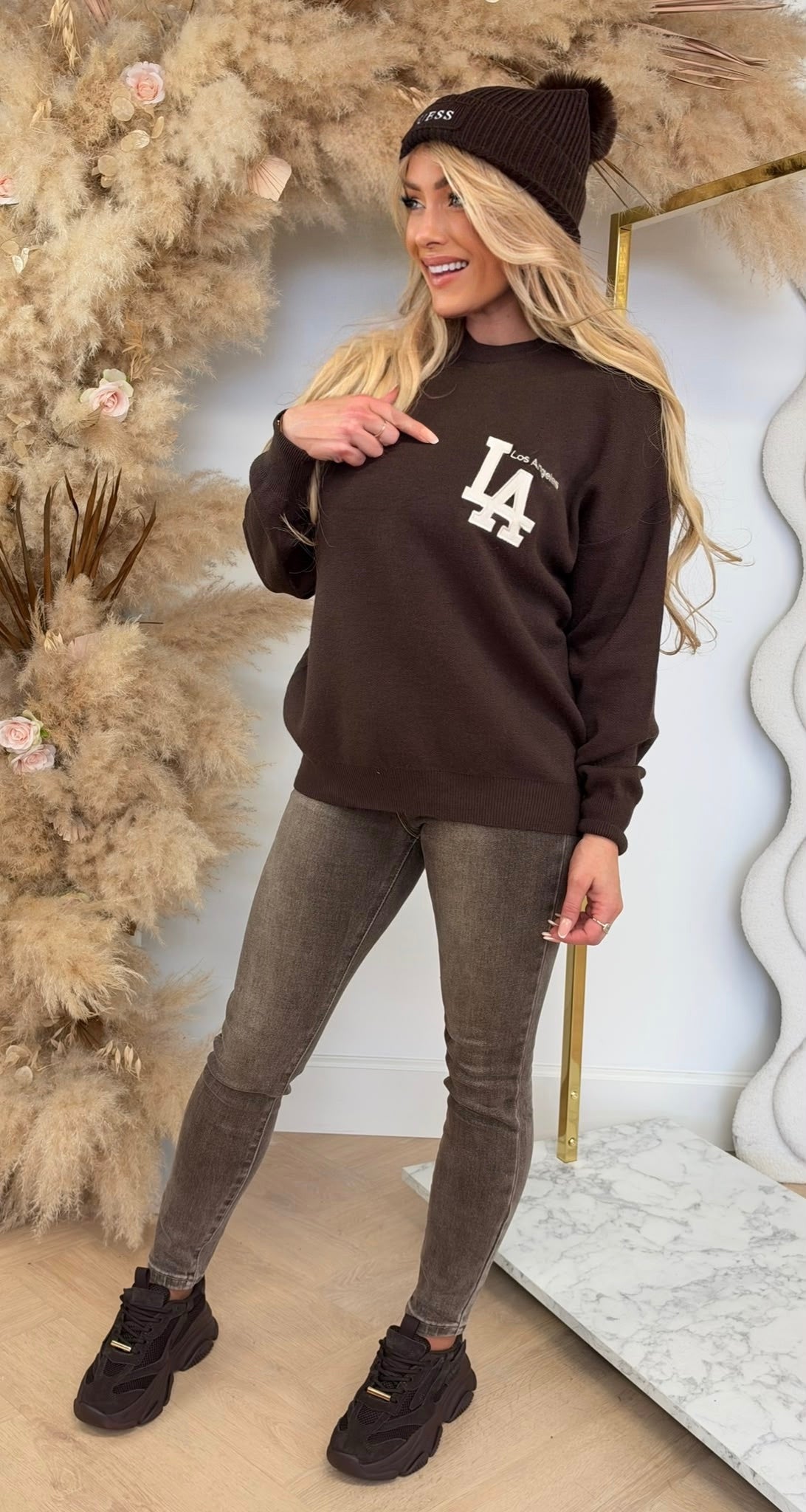 LA MUSTHAVE SWEAT 3831333 CHOCO
