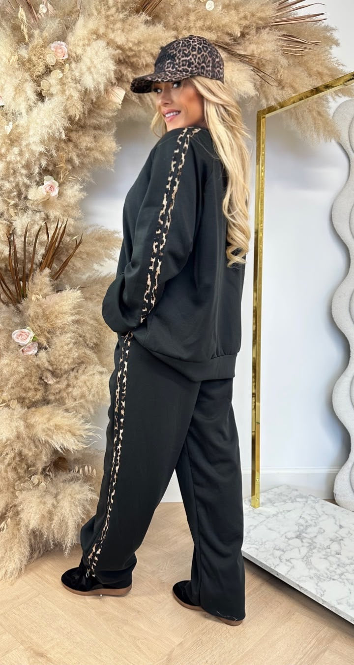 JOOKA LEO STRIPE SET BLACK