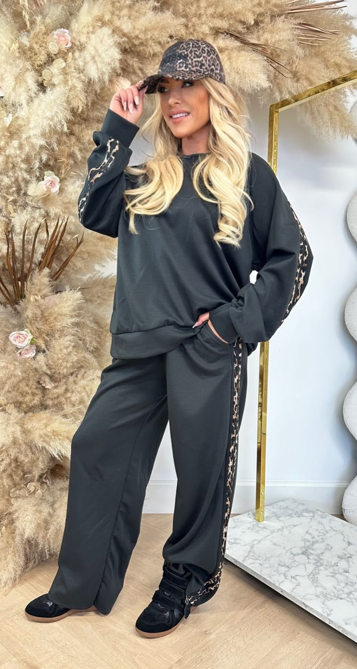 JOOKA LEO STRIPE SET BLACK